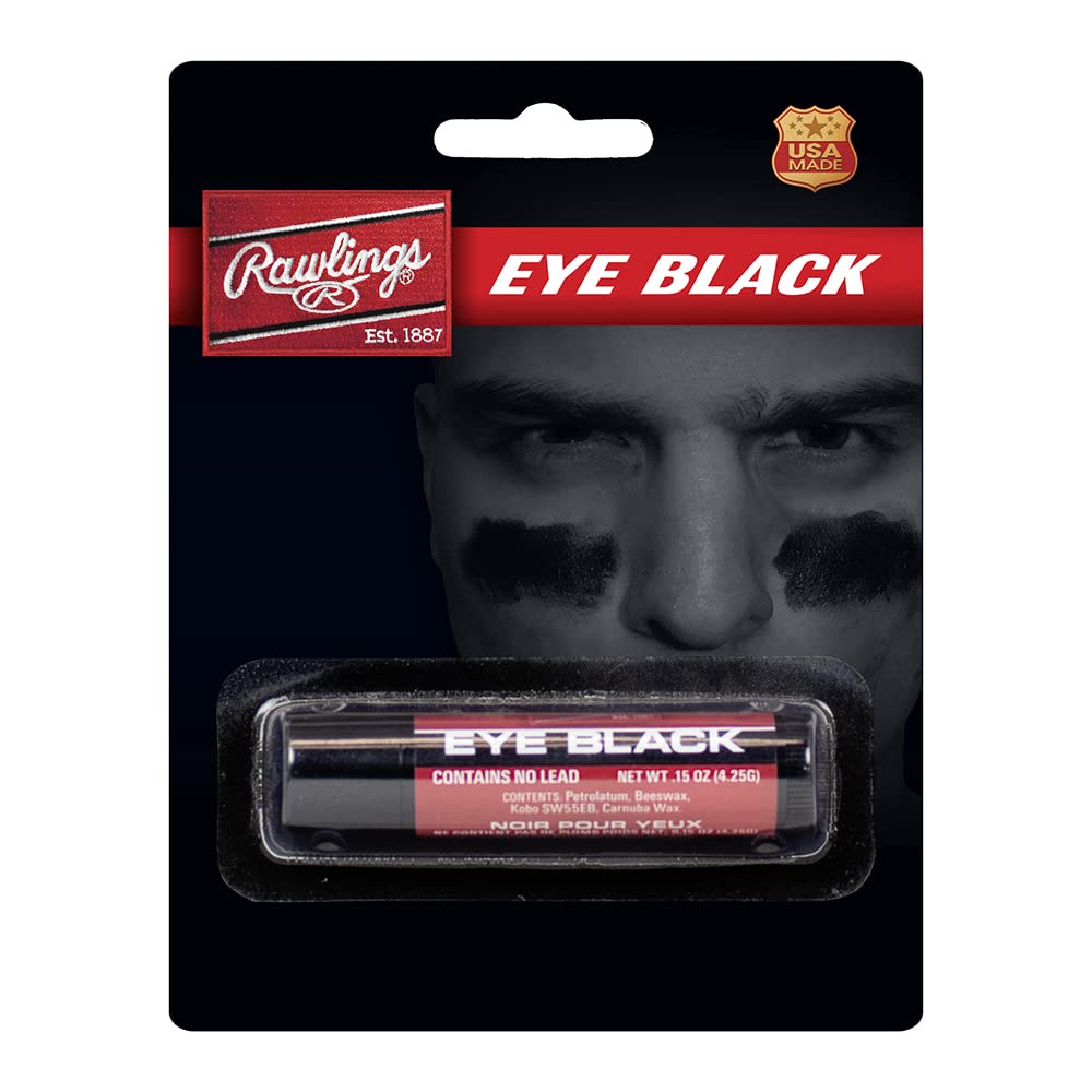 Rawlings | AUGENSCHWARZ-STICK | Herausdrehbare Tube / Blendschutz | Baseball / Softball für Erwachsene und Jugendliche