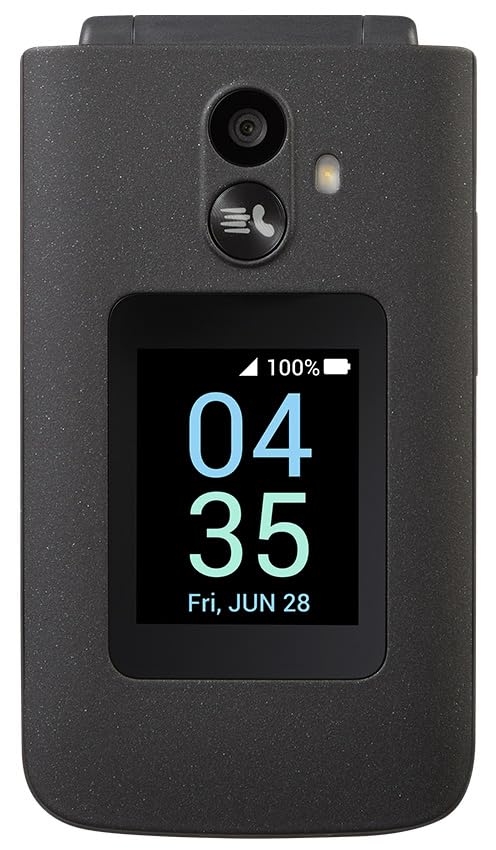 Tracfone, TCL FLIP 3, 16GB, Prepaid Smartphone, Stone Gray, 5MP Video Capable Camera, Locked