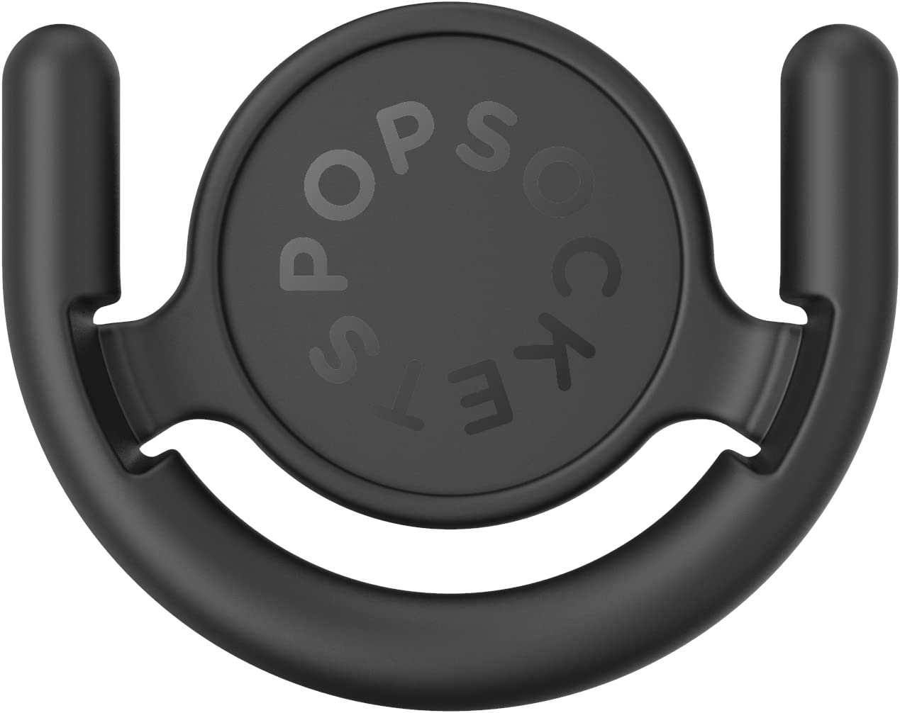 PopSockets حامل هاتف متعدد الأسطح، حامل هاتف عالمي، حامل هاتف، الإصدار 2 - أسود
