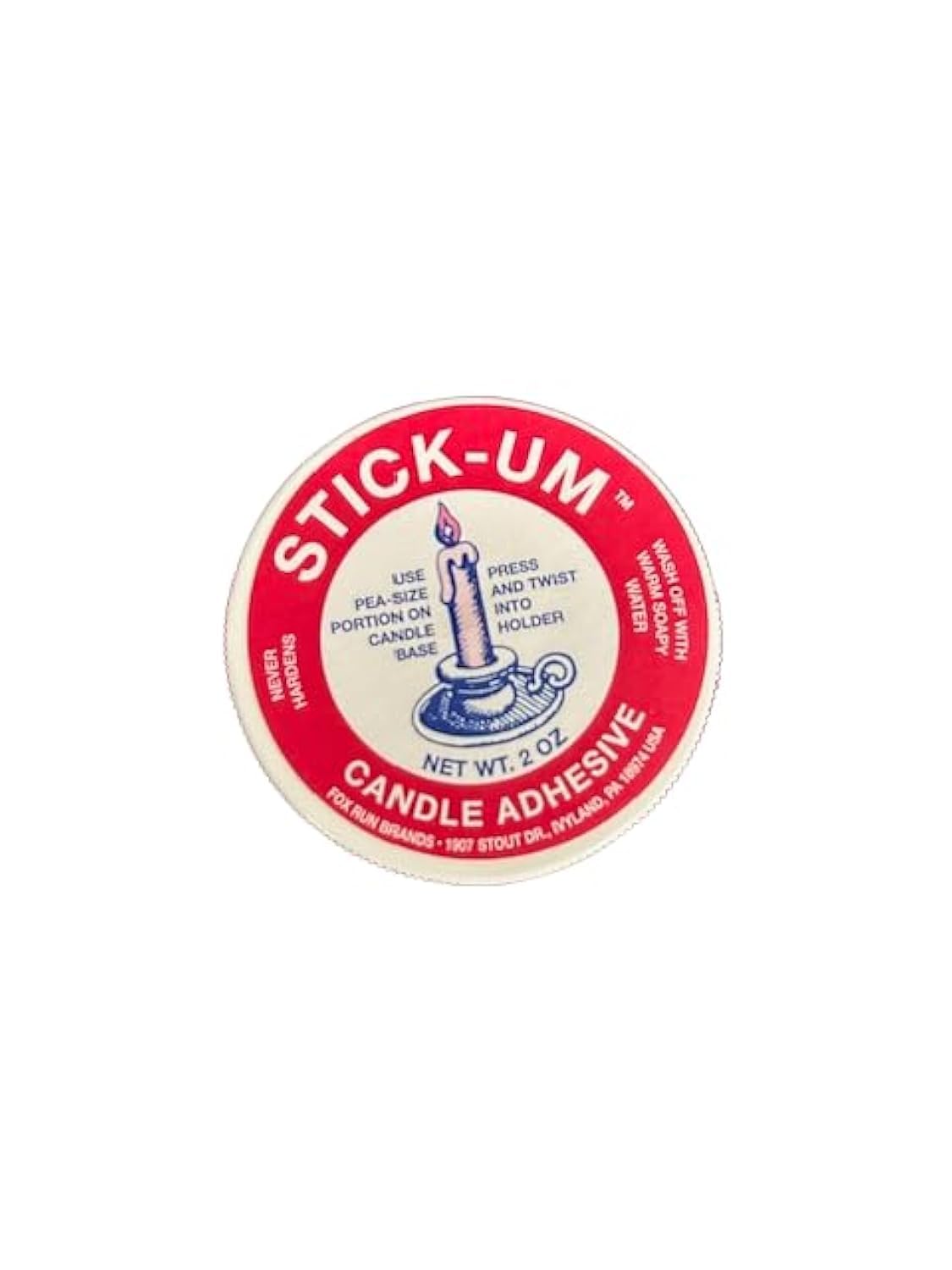 Fox Run Stick-Um Candle Adhesive, 2 Ounces