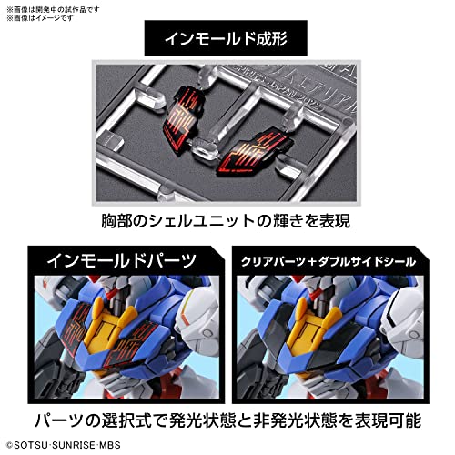 Bandai Hobby - Mobile Suit Gundam: The Witch from Mercury - #03 Gundam Aerial, Bandai Spirits HG 1/144 Model Kit