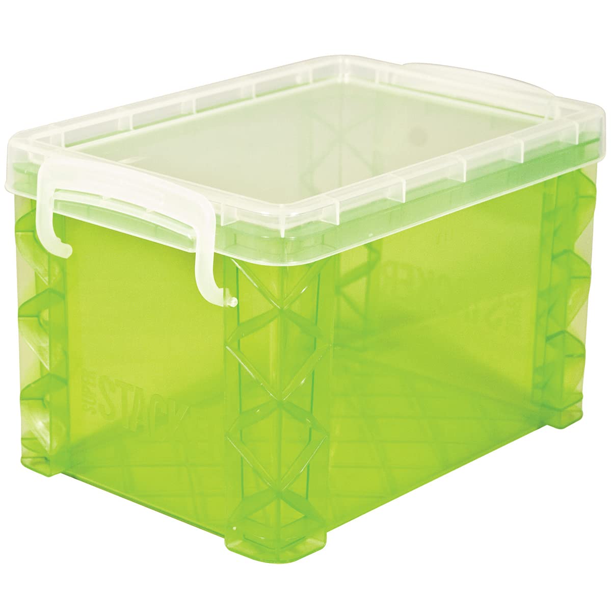 Super Stacker Index Card Box, 4 x 6 Inch Index Cards File Box, Note Holder, Index Card Holder, Flash Card Holder, Perfect for 4x6 Index Cards, Storage Organizer Container, Assorted Colors, 1 Count