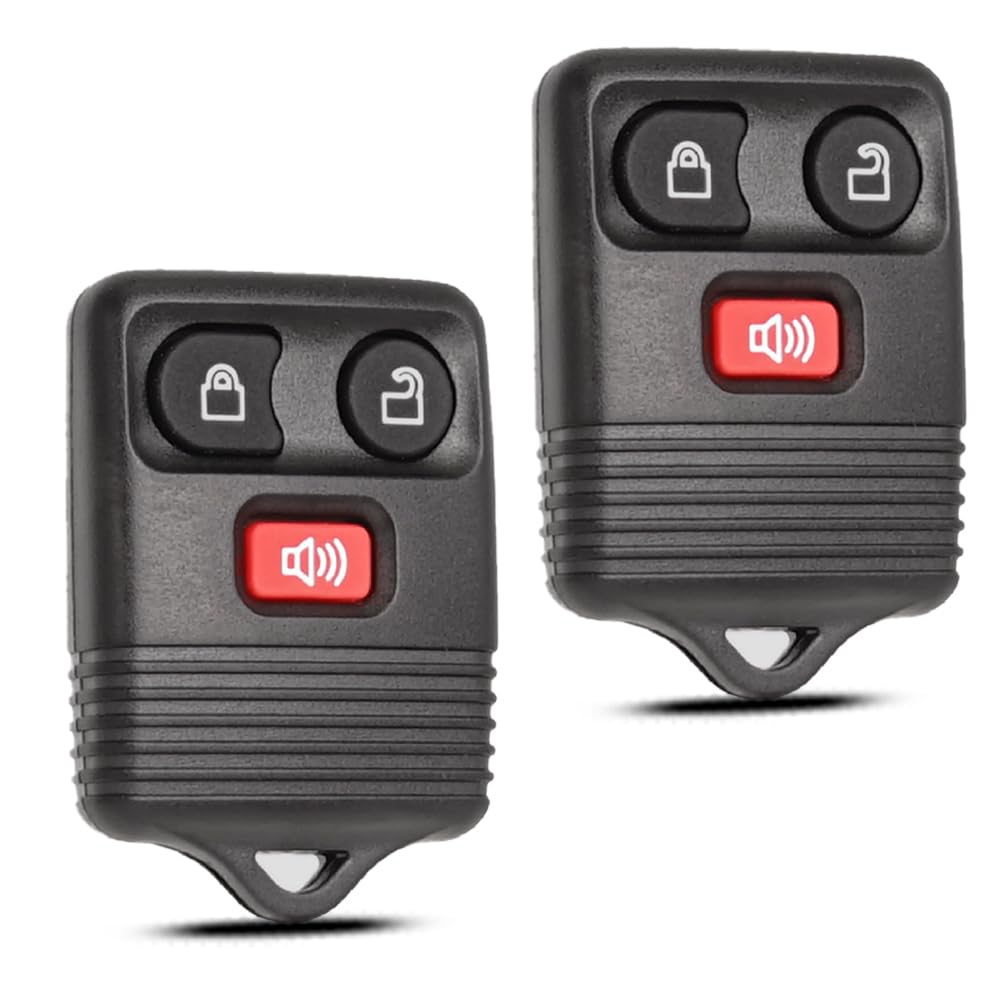 SUPALAND Key Fob Keyless Entry Fits for Ford F150 F250 F350 Explorer Expedition 1998-2016 / Ranger Escape Edge E150 Freestar / Lincoln Navigator Mazda 3 Button Remote Control Replacement CWTWB1U345