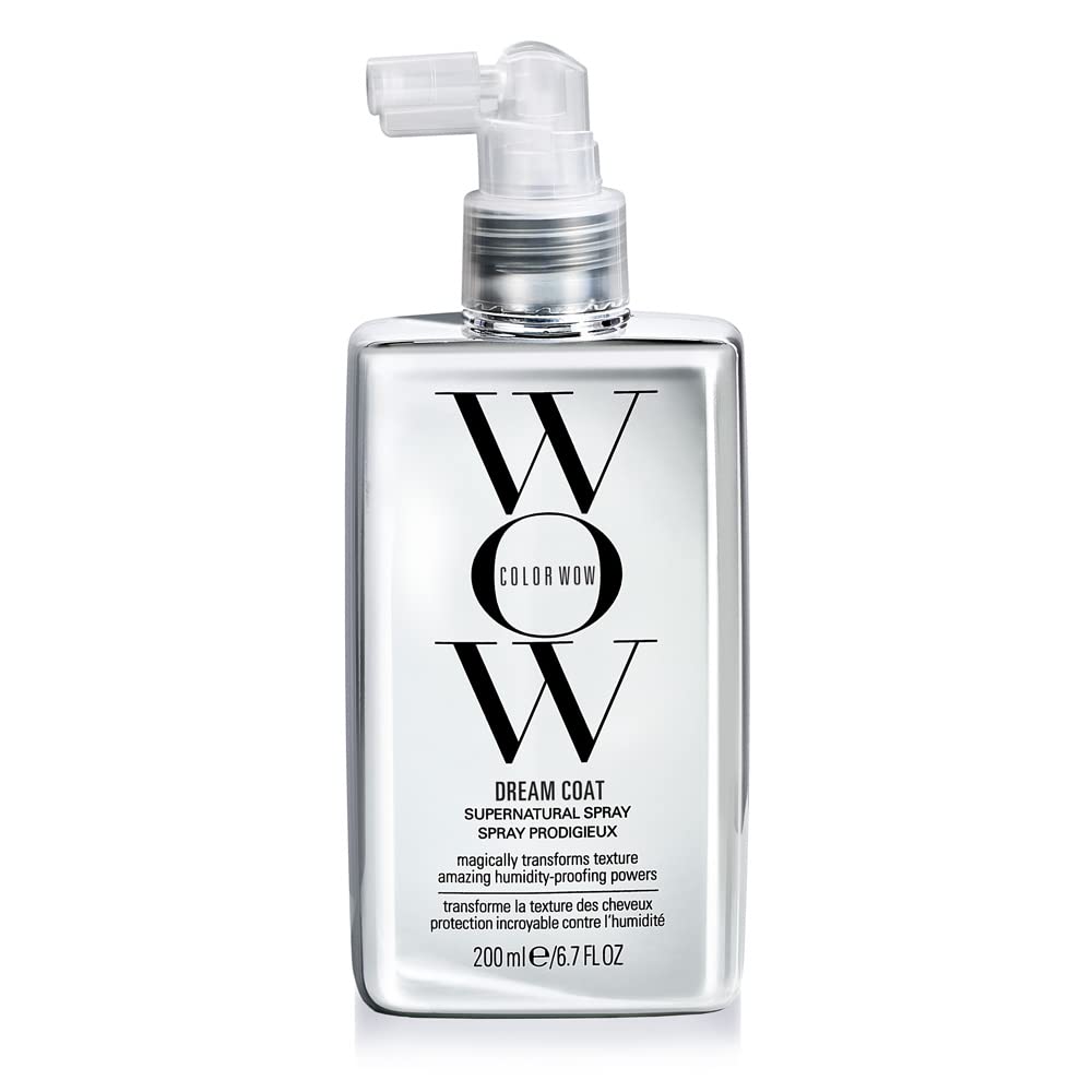 COLOR WOW Dream Coat Supernatural Spray, 200 ml – Hält Ihr Haar frizzfrei und glänzend bei jedem Wetter mit preisgekrönter Anti-Frizz-Behandlung