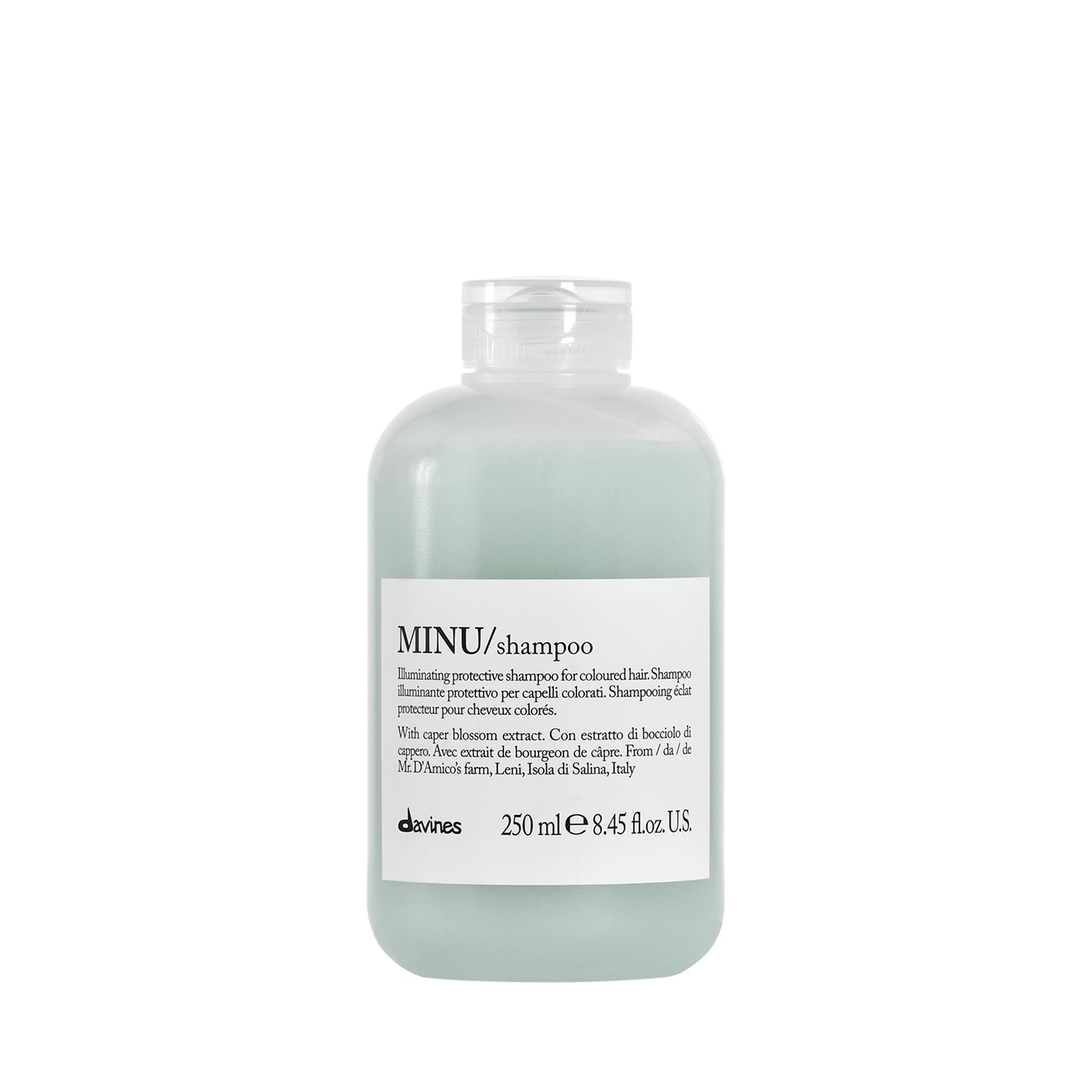 Davines MINU Shampoo | Color Retention Shampoo for Colored, Treated Hair | Protects & Keeps Hair Bright, Shiny for Longer | 8.45 fl oz (Pack of 1)