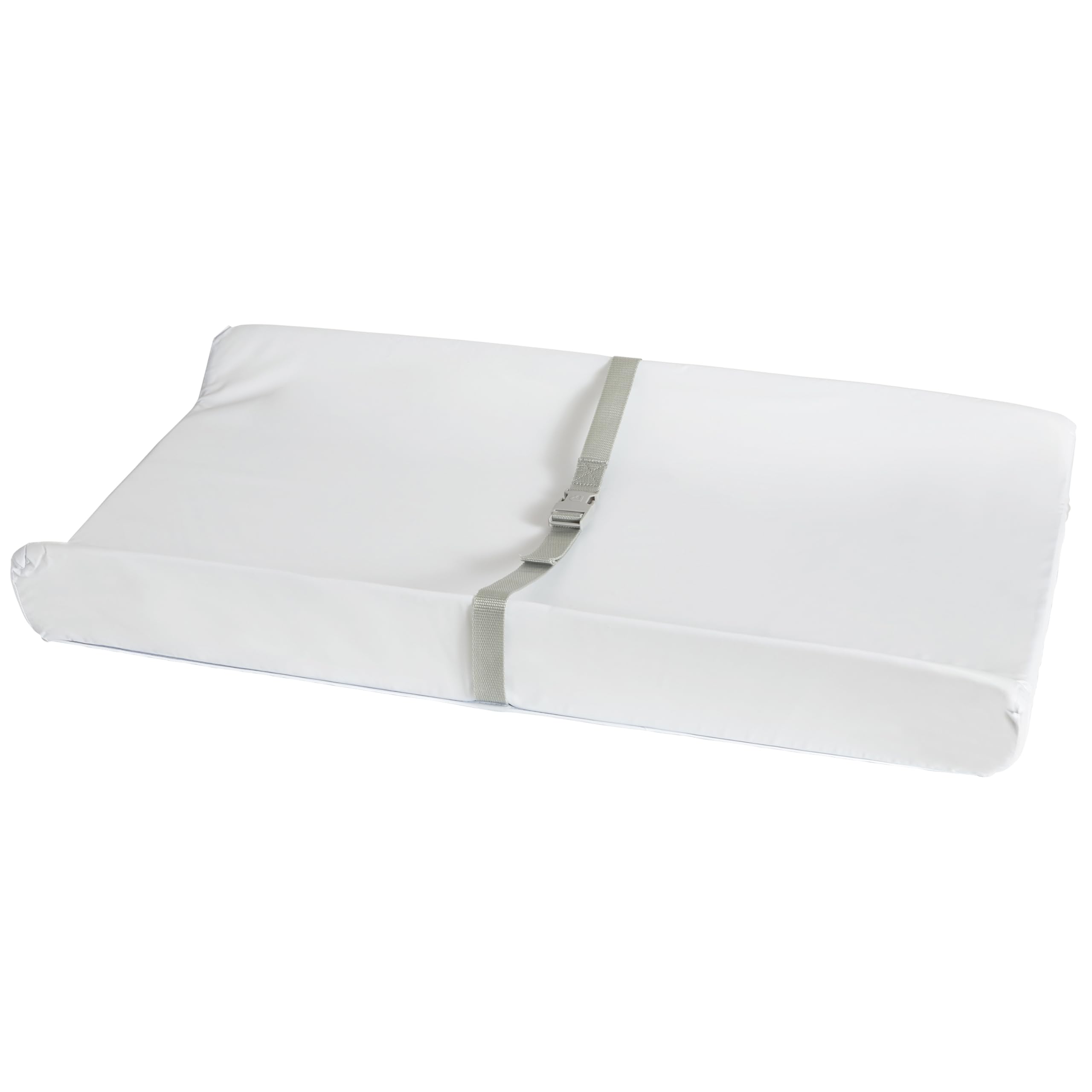 Munchkin Secure Grip Baby Diaper Changing Pad for Dresser, Waterproof and Wipeable, Contoured, Standard Size (16" x 31"), White