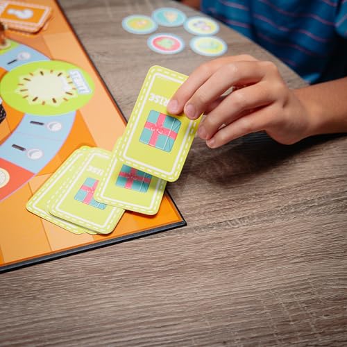 Bluey Scavenger Hunt Board Game, Cooperative Play with 4 Exclusive Mini-Figures, Learning Toys for 5+ Year Old, Fun Toy Token Collecting Game