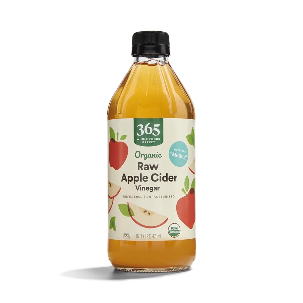 365 by Whole Foods Market, Bio-Apfelessig roh, 16 fl oz