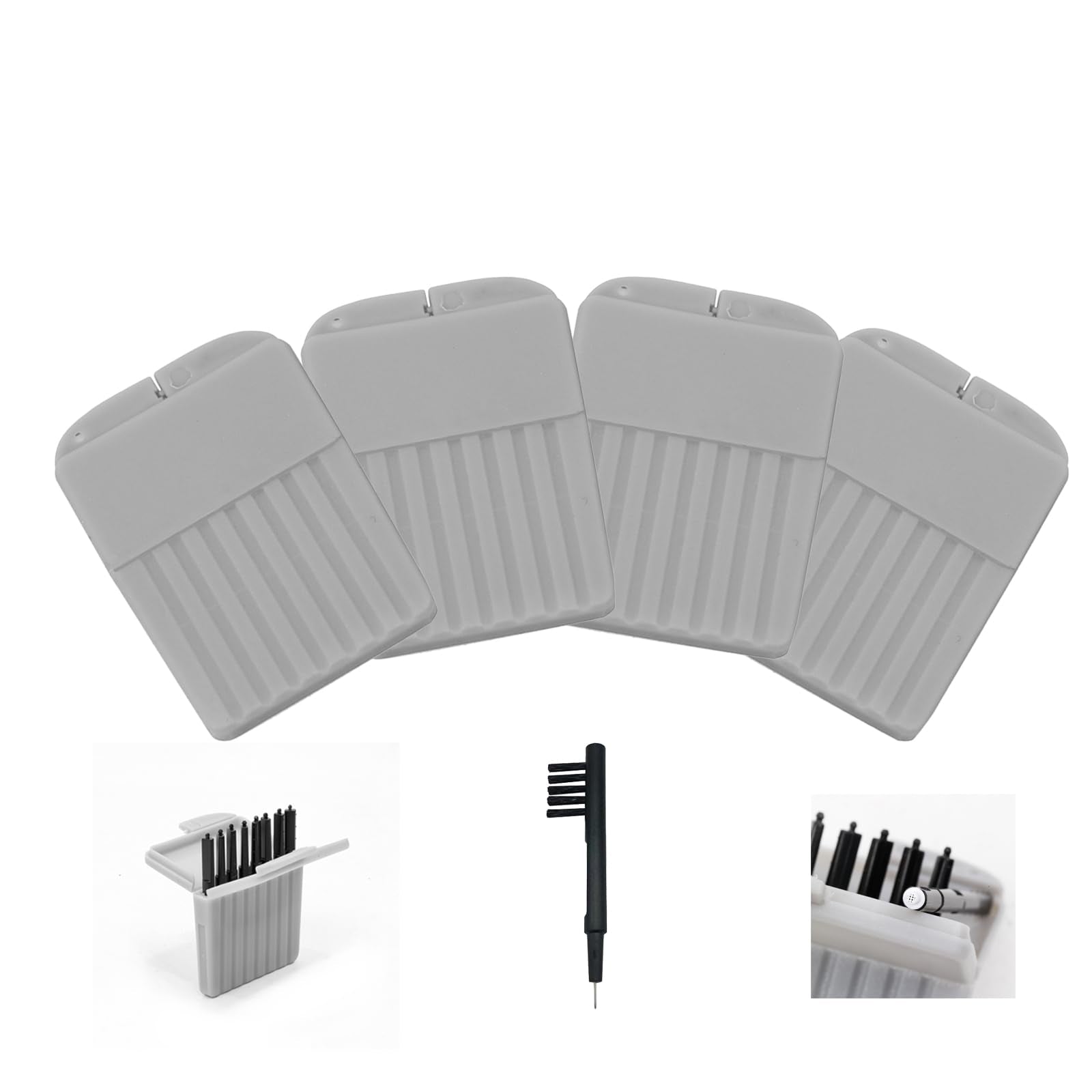 Genuine Phonak Cerustop Wax Guards Color Gray- 4 Packs (32 Filters)