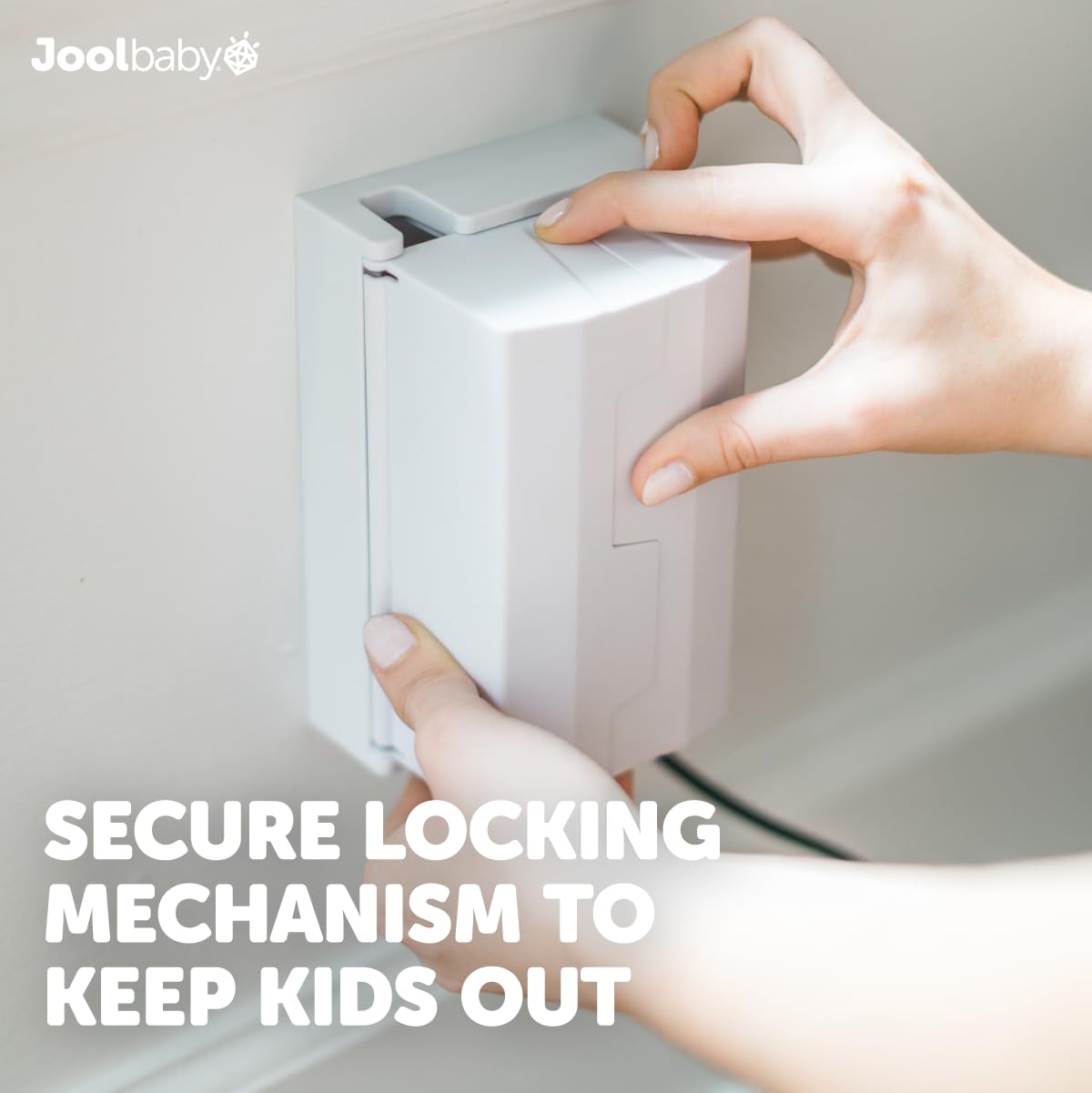 Outlet Cover Box for Child Safety (2 Pack) Duplex & Decorator Electrical Outlet Plates, Concealed Access Buttons, and Spacious Compartment - Jool Baby