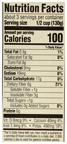 365 by Whole Foods Market, Organic Unsalted Black Beans, 13.4 Ounce