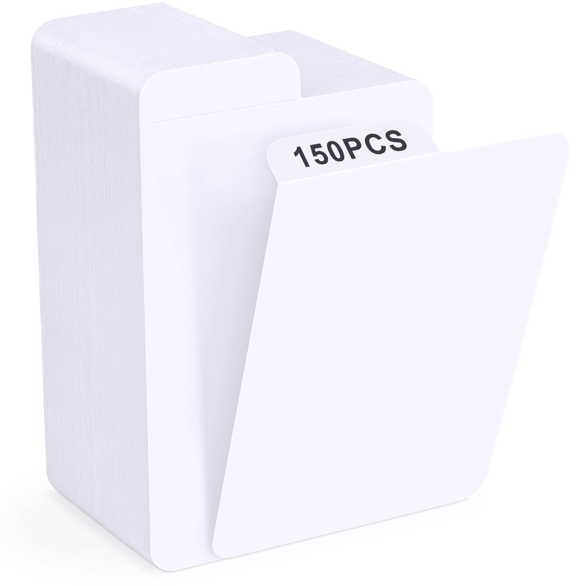 Sammelkarten-Trennkarten, 150 Stück Papier-Trennkarten für Aufbewahrungsboxen, Baseball/MTG/TCG/Sport/Sammelkartenspiel-Organizer, Standardkarten-Vertikal