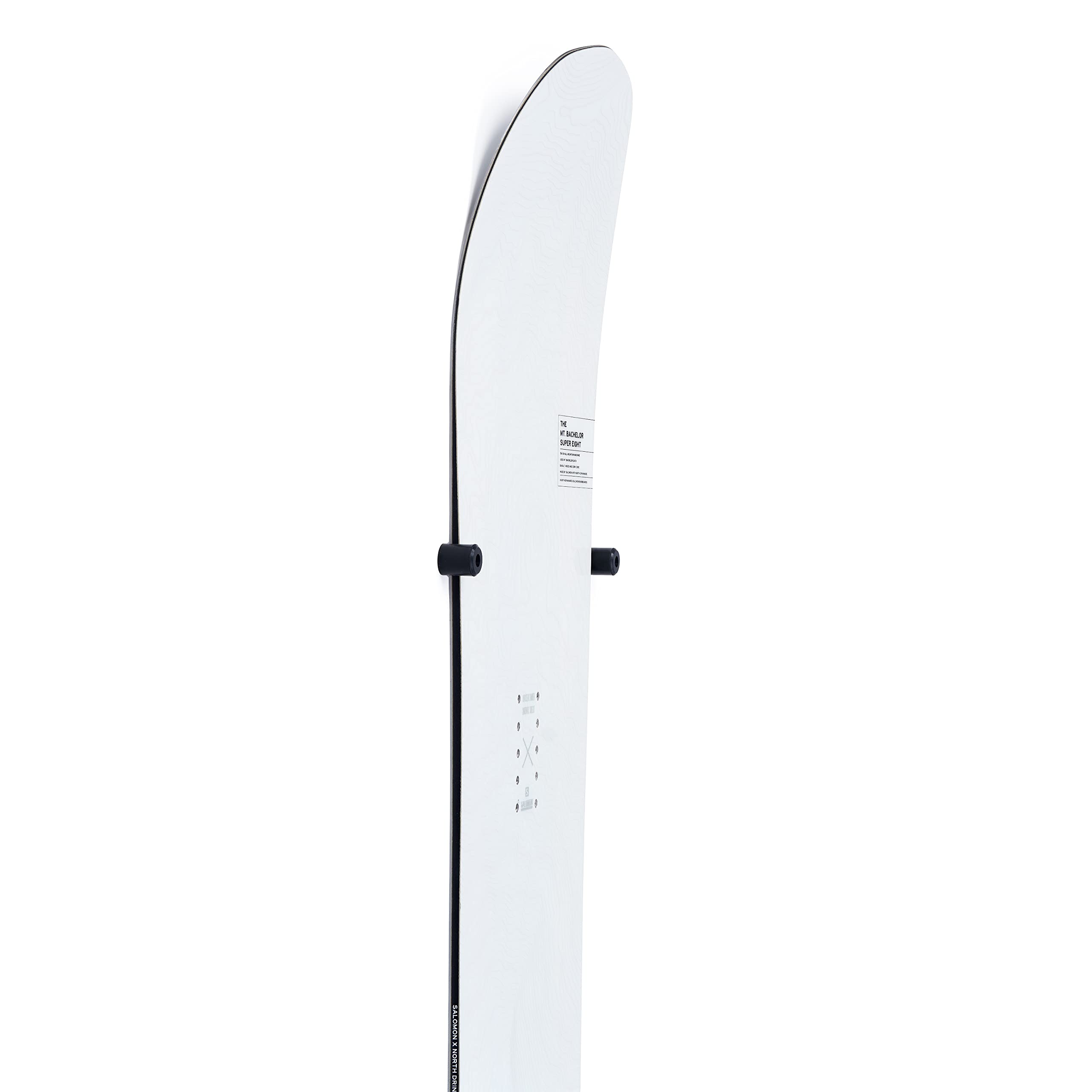 Arkorus [NEW] (4 PCS) Snowboard Wall Mount Storage – Damage-Free Snowboards Hanger, Modern Floating Vertical Rack, Clip Hook Holder to Securely Store, Hang and Display Snow Boards, Gear Organizer