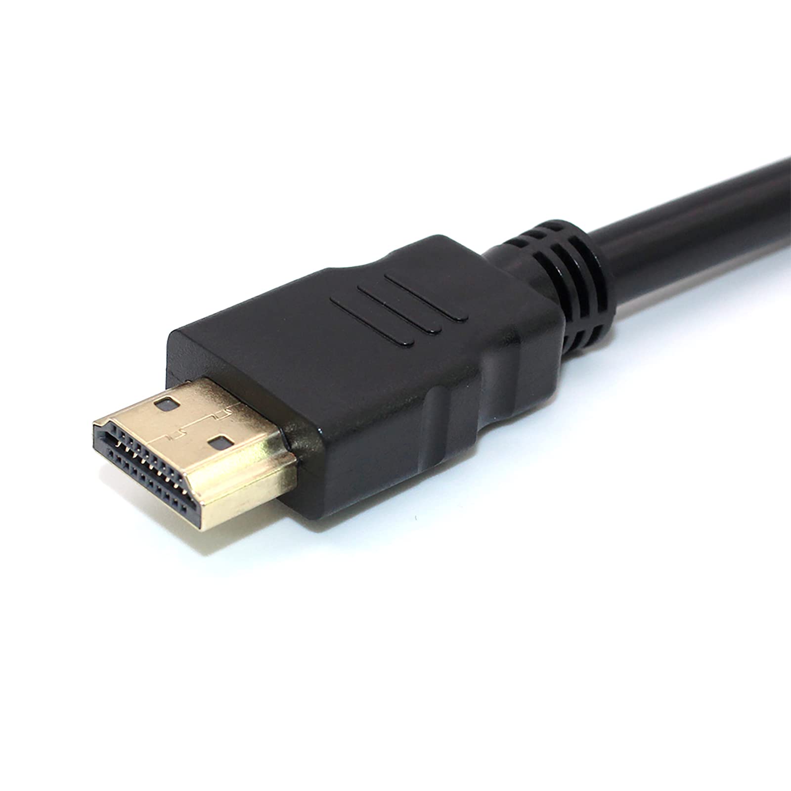 BATU HDMI Splitter Adapter Cable - Hdmi Splitter 1 in 2 Out Male to Dual HDMI Female 1 to 2 Way for HD, LED, LCD, TV, Support Two The Same TVs at The Same Time Mirror Only Can't Extend Display