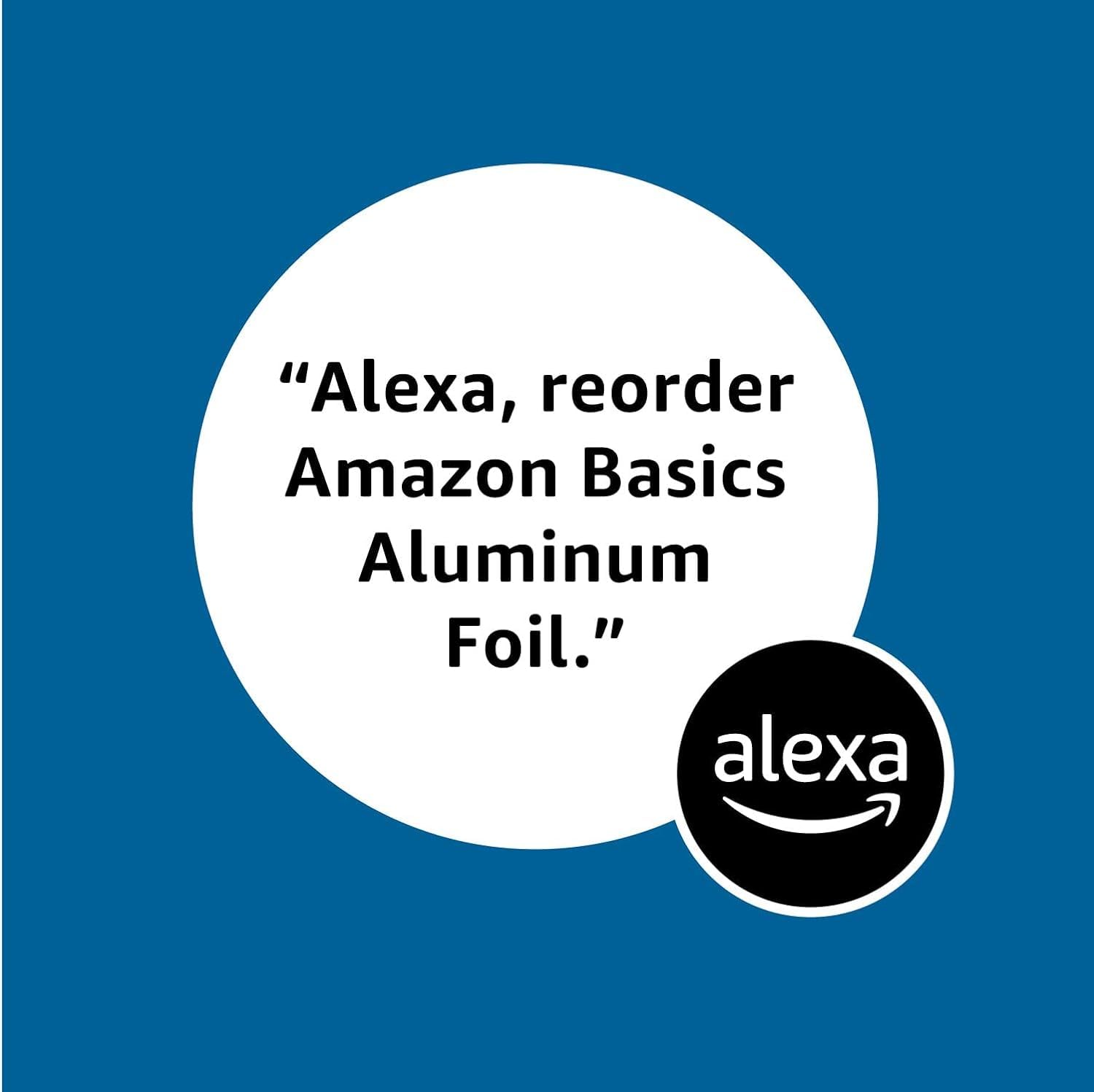 Amazon Basics Aluminum Foil, 250 Sq Ft, pack of 1 (Previously Solimo)
