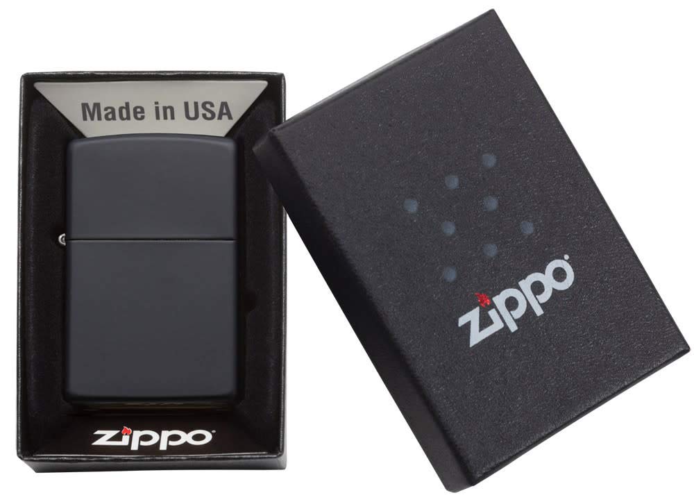 Zippo 218 Classic Black Matte Pocket Lighter
