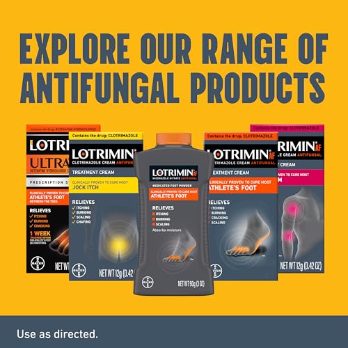Lotrimin Ultra Jock Itch Cream - Powerful Butenafine Hydrochloride Treatment for Jock Itch, 0.42 Ounce (12 Grams) (Packaging May Vary)