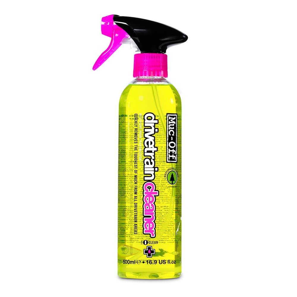 Muc-Off Drivetrain Cleaner, 25.3 fl oz - Effective Bike Chain Cleaner and Bike Chain Degreaser Spray - Bike Cleaner for MTB/Gravel/Road/BMX