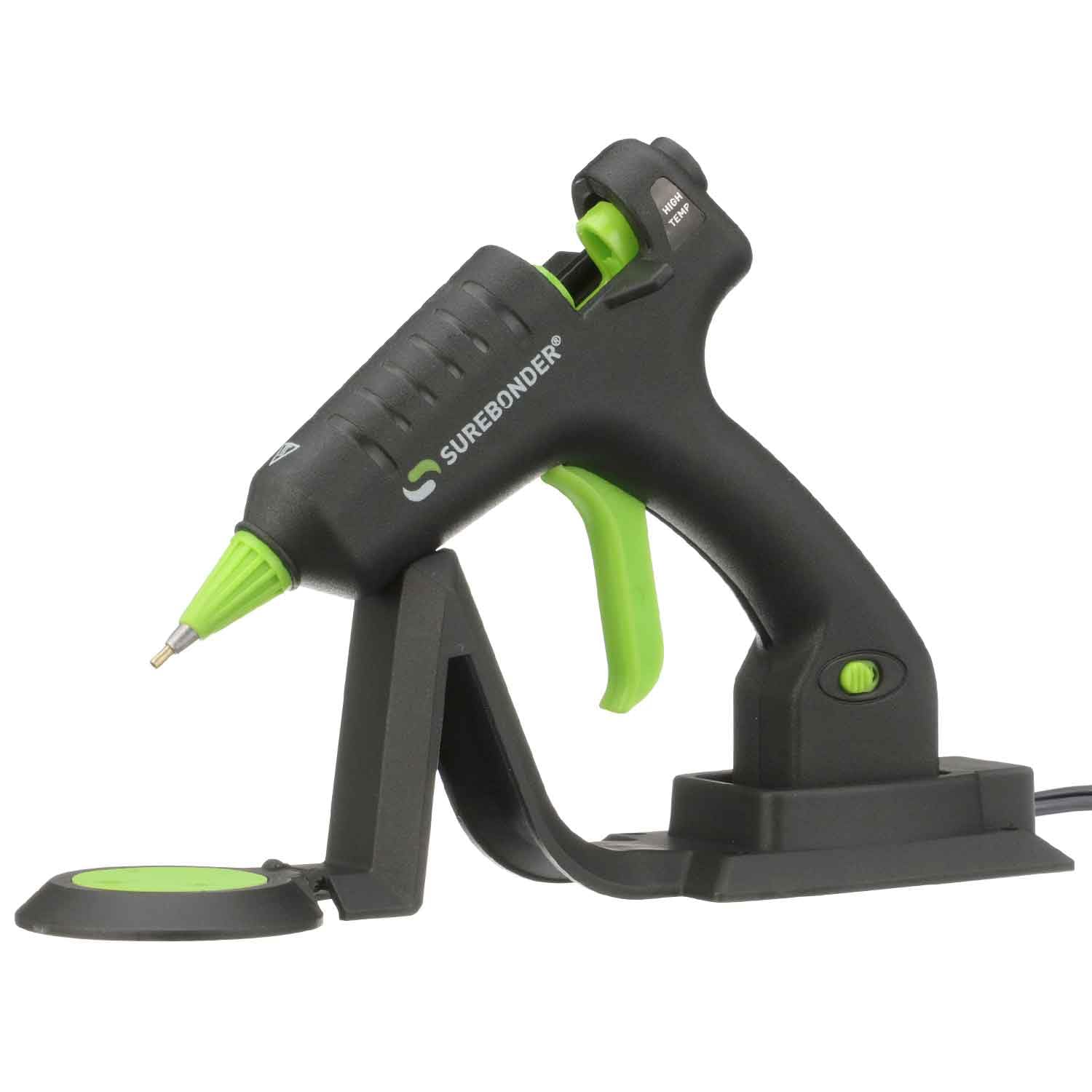 Surebonder Cordless/Corded High-Temperature Mini Hot Glue Gun with Fine Tip for Detailed Crafting and DIY Projects, 20 Watts (CL-195F)