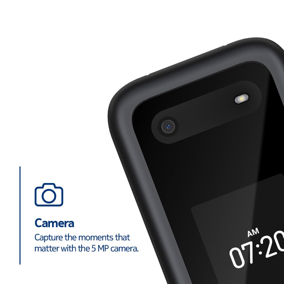 Nokia 2780 Flip | Unlocked | Universally Compatible with All Mobile Carriers | Black
