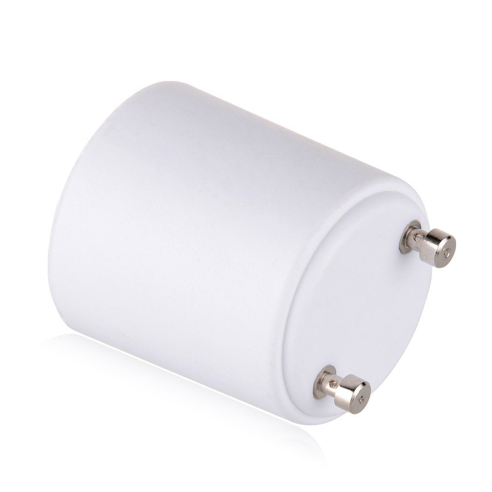 Onite GU24 to E27 E26 Adapter for LED Bulb, GU24 to Medium Base Converts Your Pin Base Fixture to Standard Screw-in Lamp Socket 2 Pack