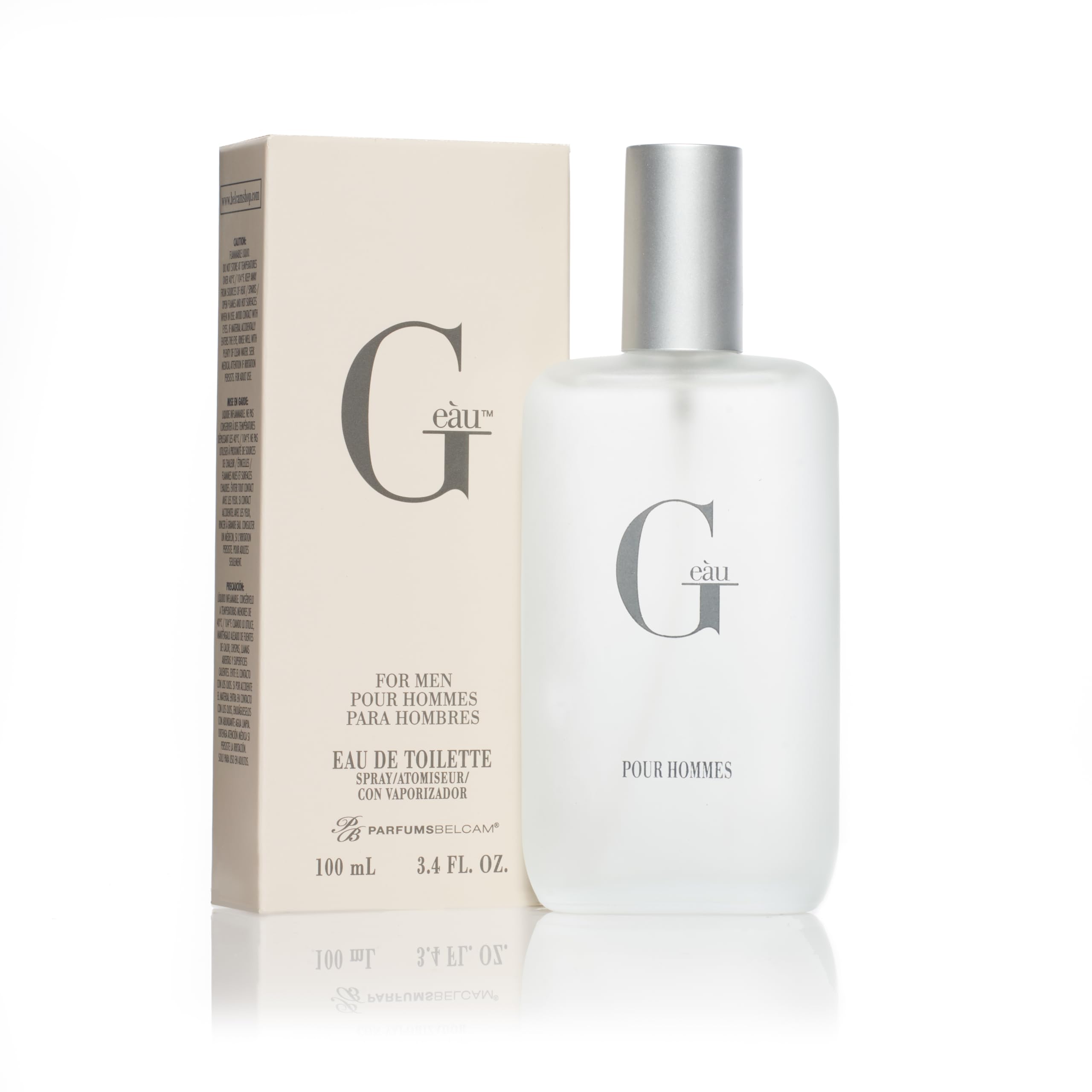 PB ParfumsBelcam G eau Eau de Toilette Perfume Spray for Men - 3.4 Fl Oz Affordable Long Lasting Cologne, Modern Masculine Scent with Woody Citrus Fragrance Made with Premium Oils for All Day Use