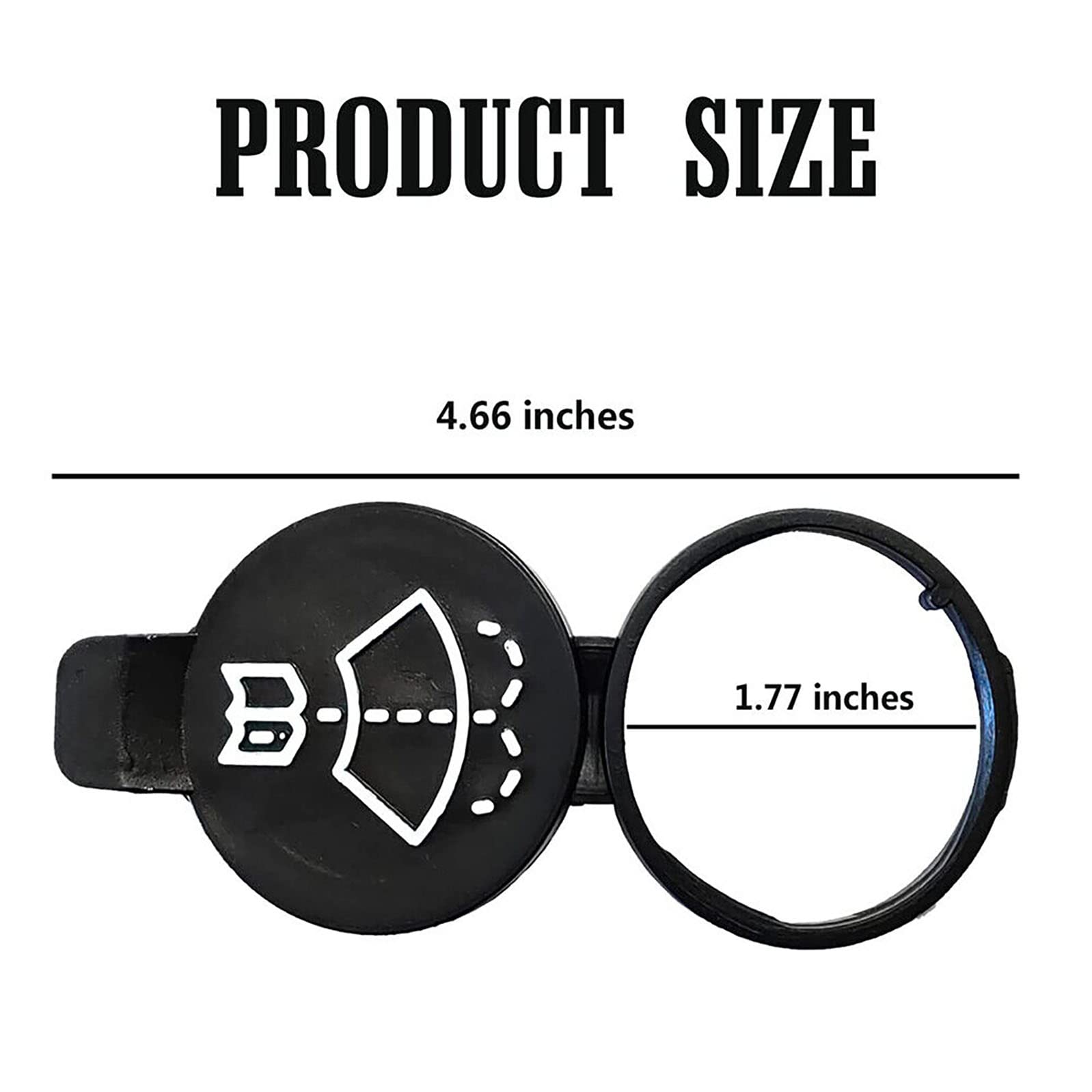 Windshield Wiper Washer Fluid Reservoir Tank Bottle Cap Cover For Chevrolet，For Buick, For Cadillac, For GMC，For Chevrolet part of the model