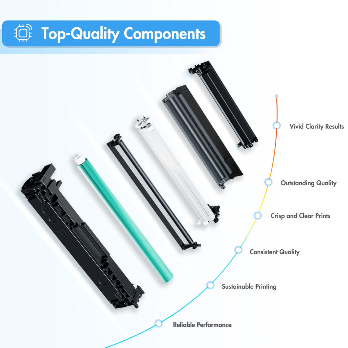 TRUE IMAGE 201X M277dw Tonerkartusche, 4er-Pack, hohe Reichweite, kompatibel für HP 201X 201A M252dw CF400X Color LaserJet Pro MFP M277dw M277c6 CF401X CF402X CF403X Drucker Schwarz/Cyan/Gelb/Magenta