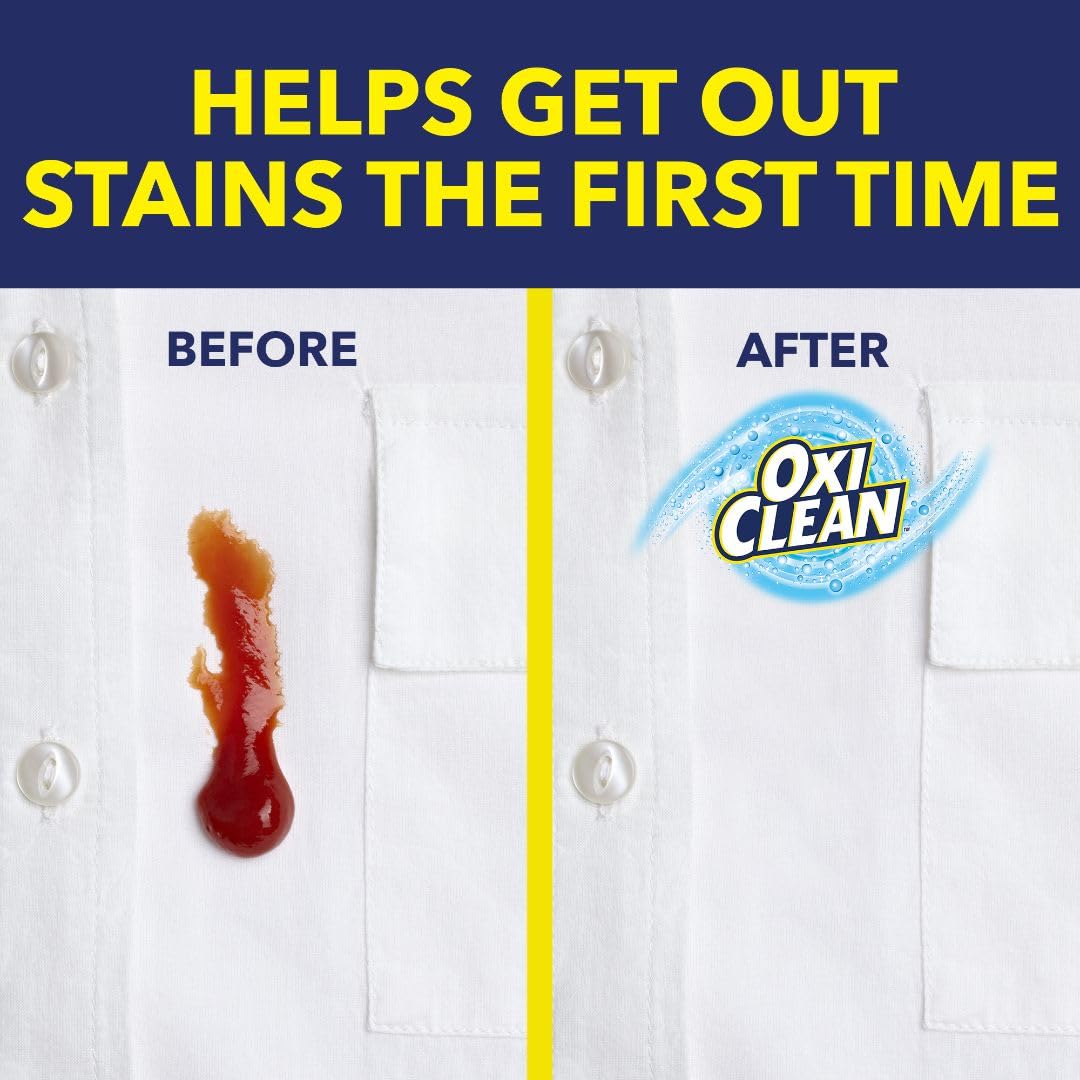 OxiClean Max Force Laundry Stain Remover Spray Refill, 48 fl oz