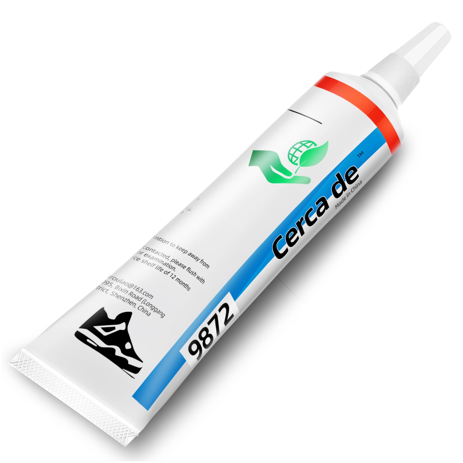 Cerca de Shoe Glue Heavy Duty，Shoe Sole Repair Adhesive，Clear, Waterproof, high Strength, Strong Shoe Glue for Sneakers, Leather Shoes, Hiking Shoes, Boots, Sandals, 60ml.
