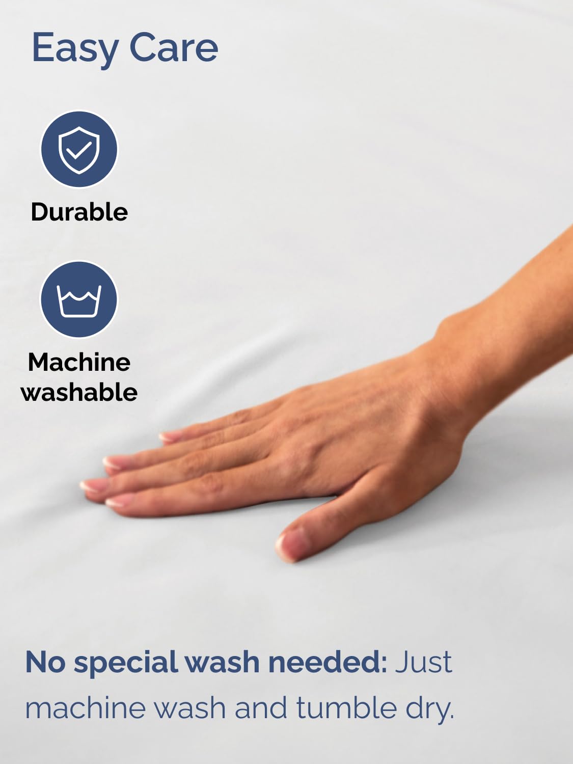 Extra Deep Queen Fitted Sheet - Hotel Luxury Single Fitted Sheet Only - Easily Fits 18 inch to 24 inch Mattress - Ultra Soft, Wrinkle Free w/Extra Deep Pockets - Easy-Care, Breathable & Comfy - White