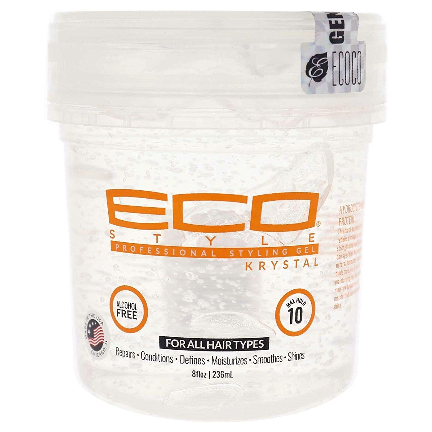 Eco Style Professional Styling Gel Krystal, 8 Unzen