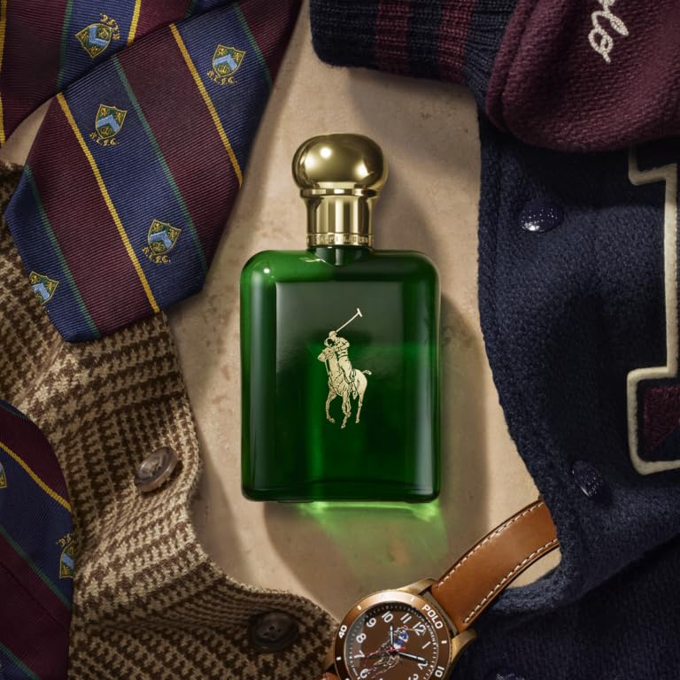 Ralph Lauren - Polo - Eau de Toilette - Men's Cologne - Woody & Spicy - with Pine, Patchouli, Leather, and Tobacco - Medium Intensity - 4.2 Fl Oz