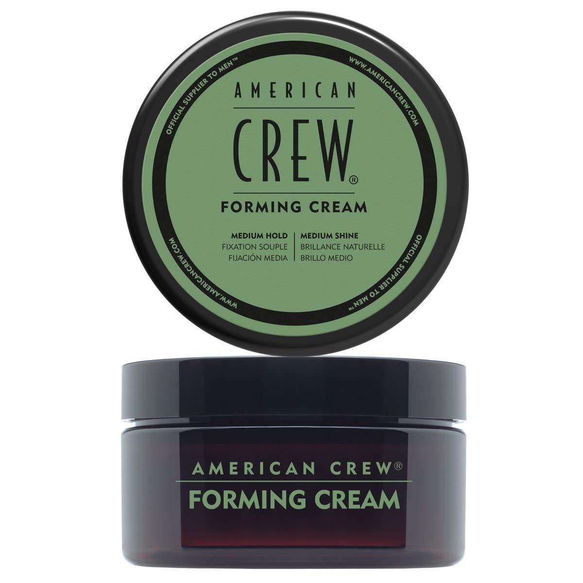 American Crew Herren-Haarforming-Creme (ALTE VERSION), Wie Haargel mit mittlerem Halt & mittlerem Glanz, 85 g (1 Stück)