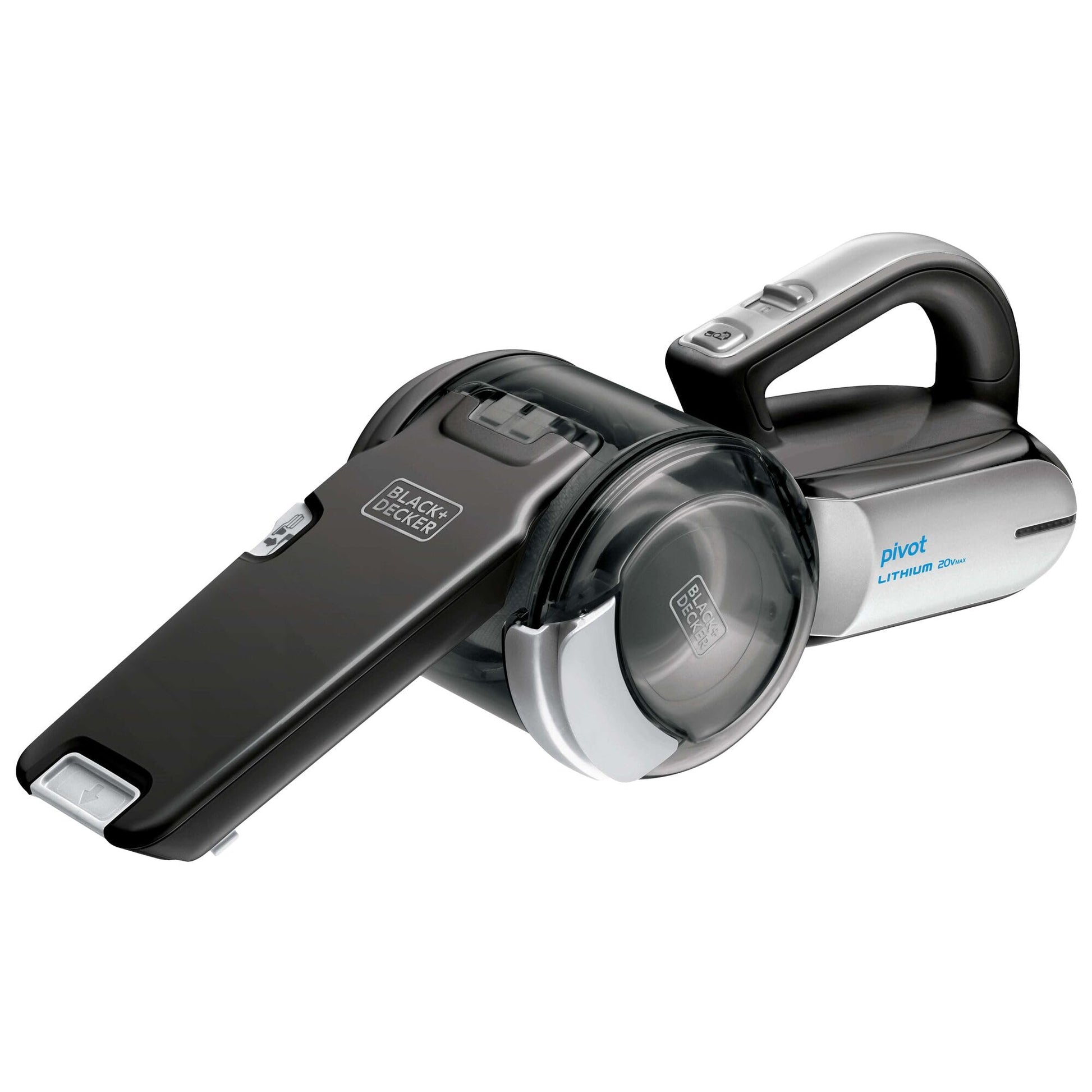 BLACK+DECKER dustbuster PIVOT VAC Handheld Vacuum Cordless, Hand Vacuum for Dorm, Car and Home, Portable with Crevice Tool and Pivot Nozzle (BDH2000PL)