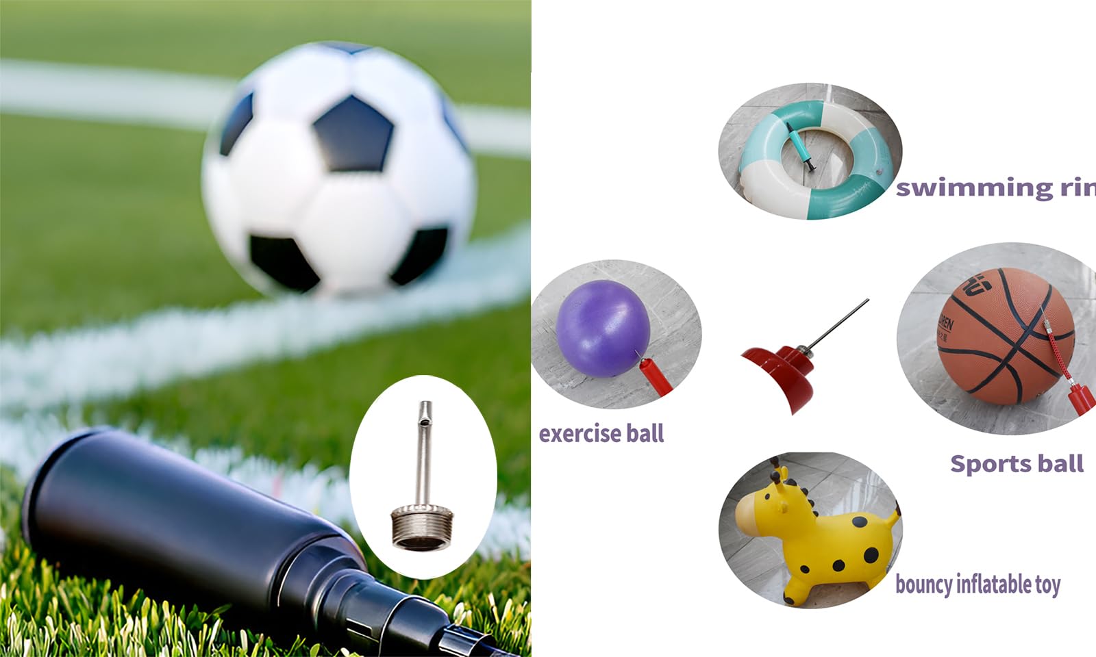 CIZEBO Ball Pump Needles 40pcs, Air Pump Needles for Basketball Inflating, Inflation Sports Pin
