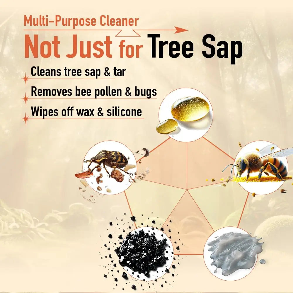 Nanoskin Tree Sap Remover 32 Oz. - Instant, Safe Car Detailing Solution | Optimized for Paint, Glass, Plastic & Trim | Compatible with Microfiber & Terry Cloth | Fast-Acting, Multi-Surface Application