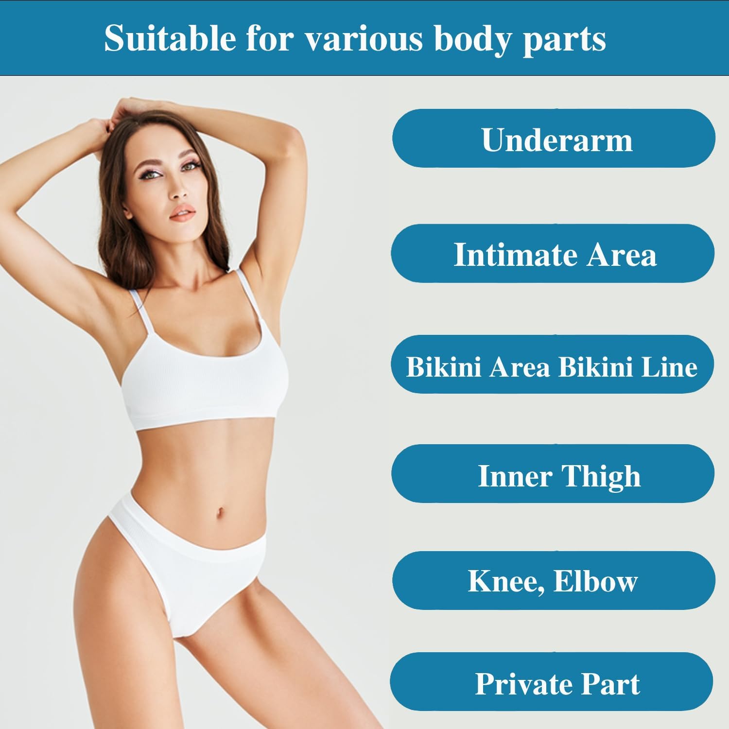 Skin Lightening Cream Gel For Body Intimate Area With Niacinamide, Arbutin, Vitamin C For Private Parts, Underarm, Knees, Elbows, Inner Thigh, Bikini Areas, armpit Skin Whitening Bleaching Cream 30ML