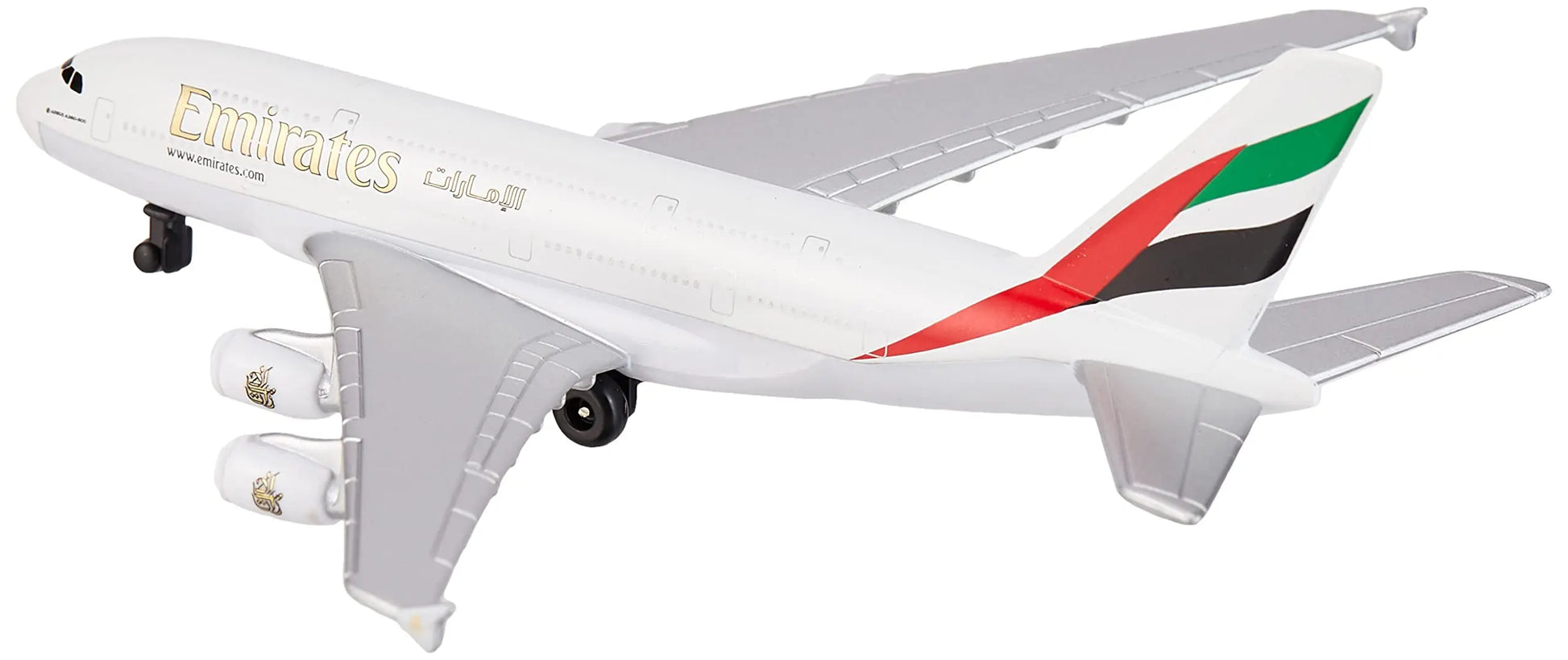 Daron Toy Airplane RT9904 – Emirates A380 – Die-Cast Metal Model Airplane Toy with Plastic Parts for Kids Ages 3+