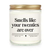 Niyewsor 30th Birthday Gifts for Women Men, Thirty Birthday Candle, 1995 30th Birthday Decorations for Her Him, 30 Year Old Bday Gifts for Friend, Sister, Wife, Husband, Handmade, 7oz