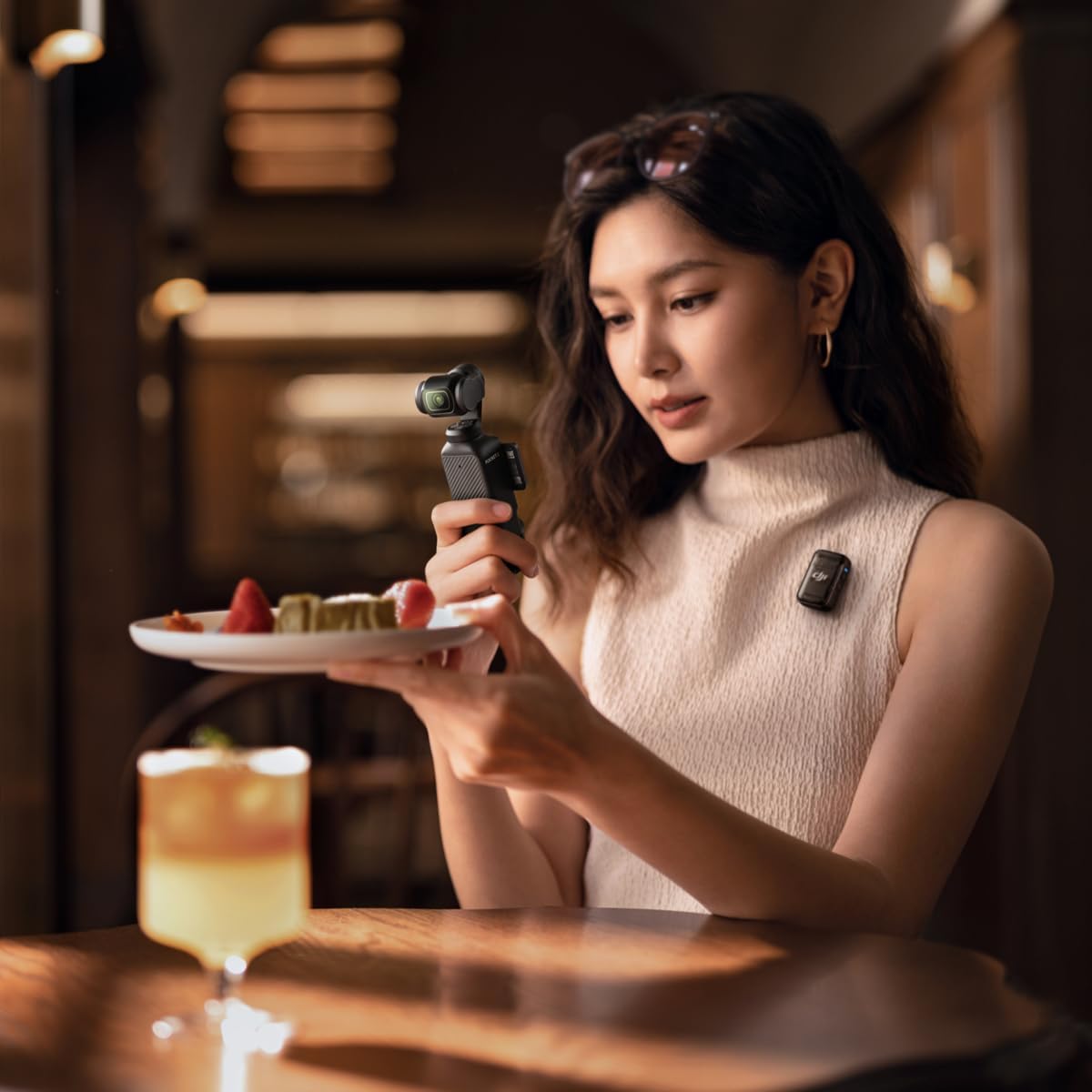 DJI Osmo Pocket 3 Creator Combo, Vlogging Cameras with 1'' CMOS, 4K/120fps Vlog Camera, 3-Axis Stabilization, Face/Object Tracking, Mic Included for Clear Sound, Digital Vlogging Camera for YouTube