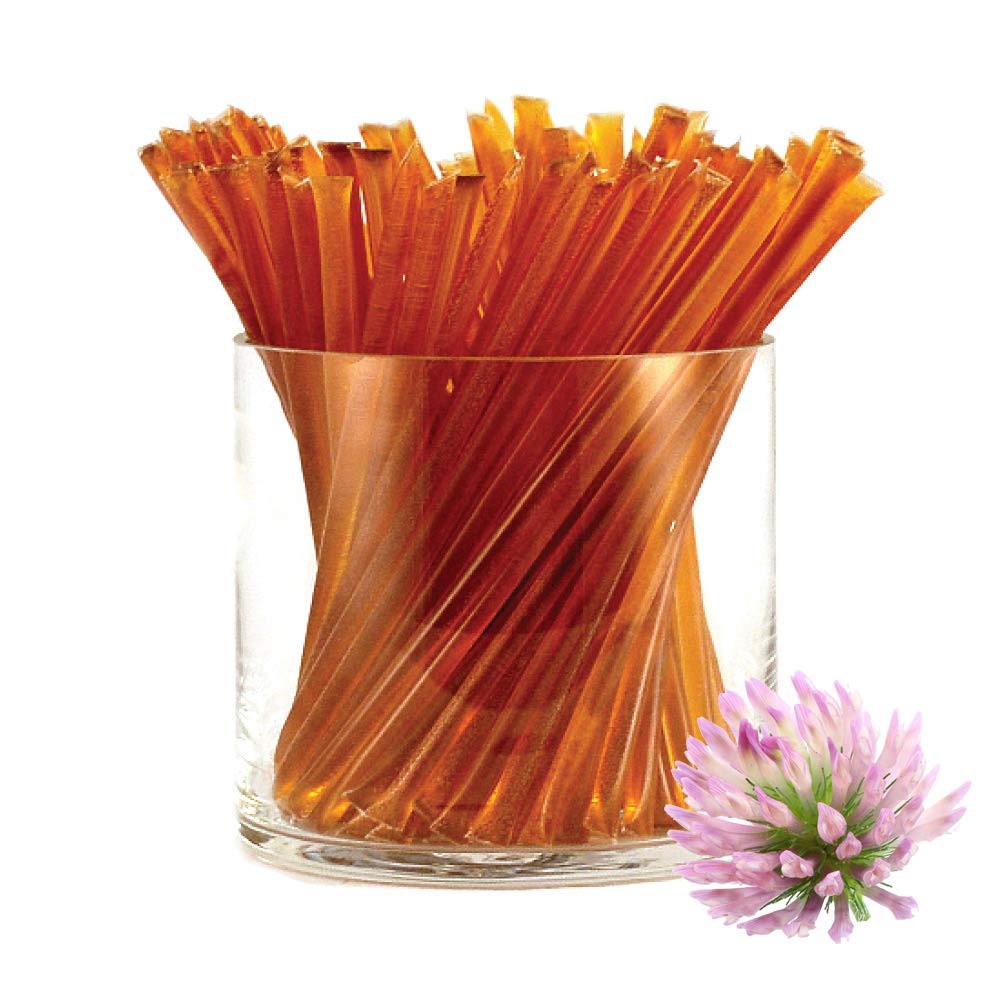 GloryBee Honig-Sticks, Klee-Blüte, 100 Stück, 544 g