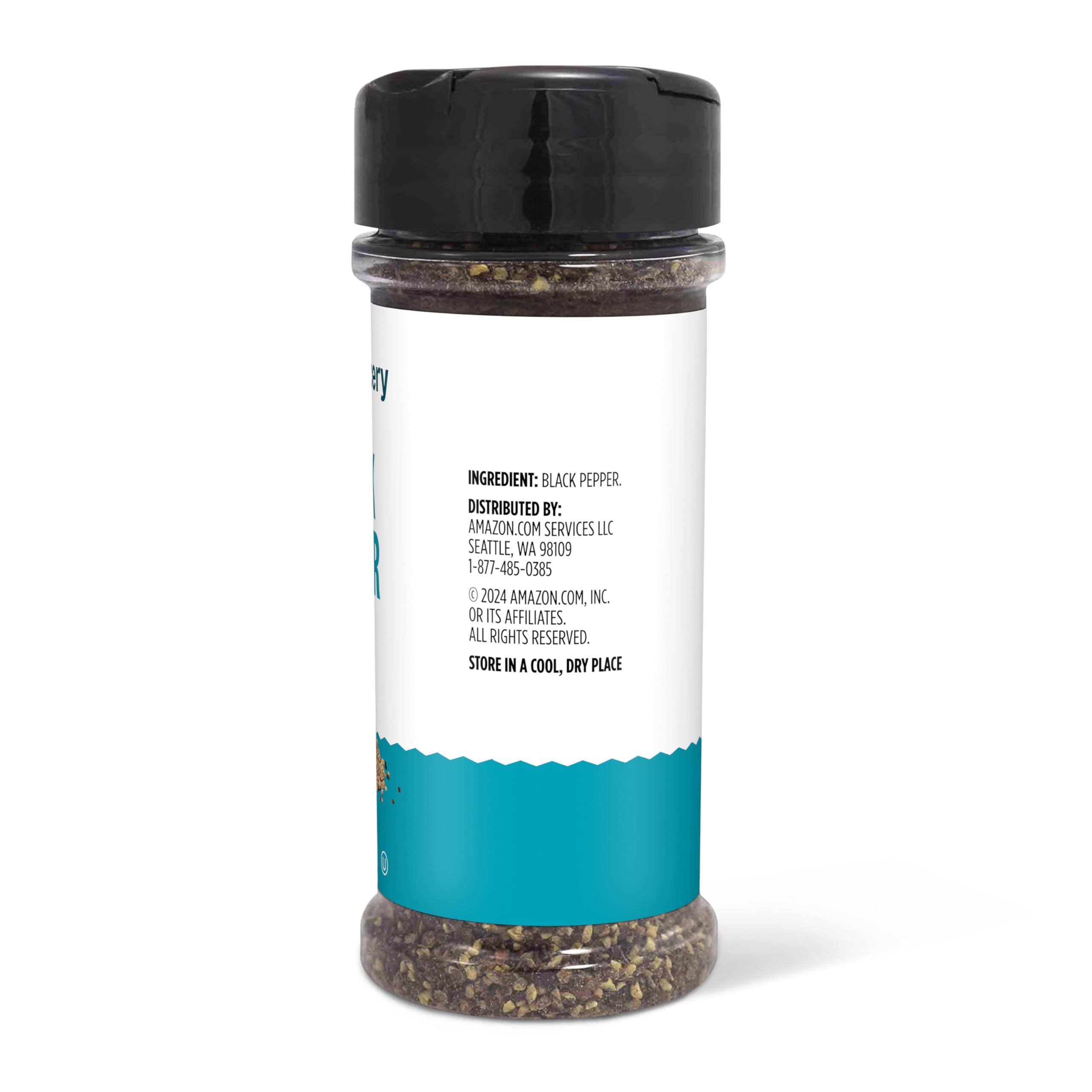 Amazon Grocery, Ground Black Pepper, 3 Oz (Previously Happy Belly, Packaging May Vary)
