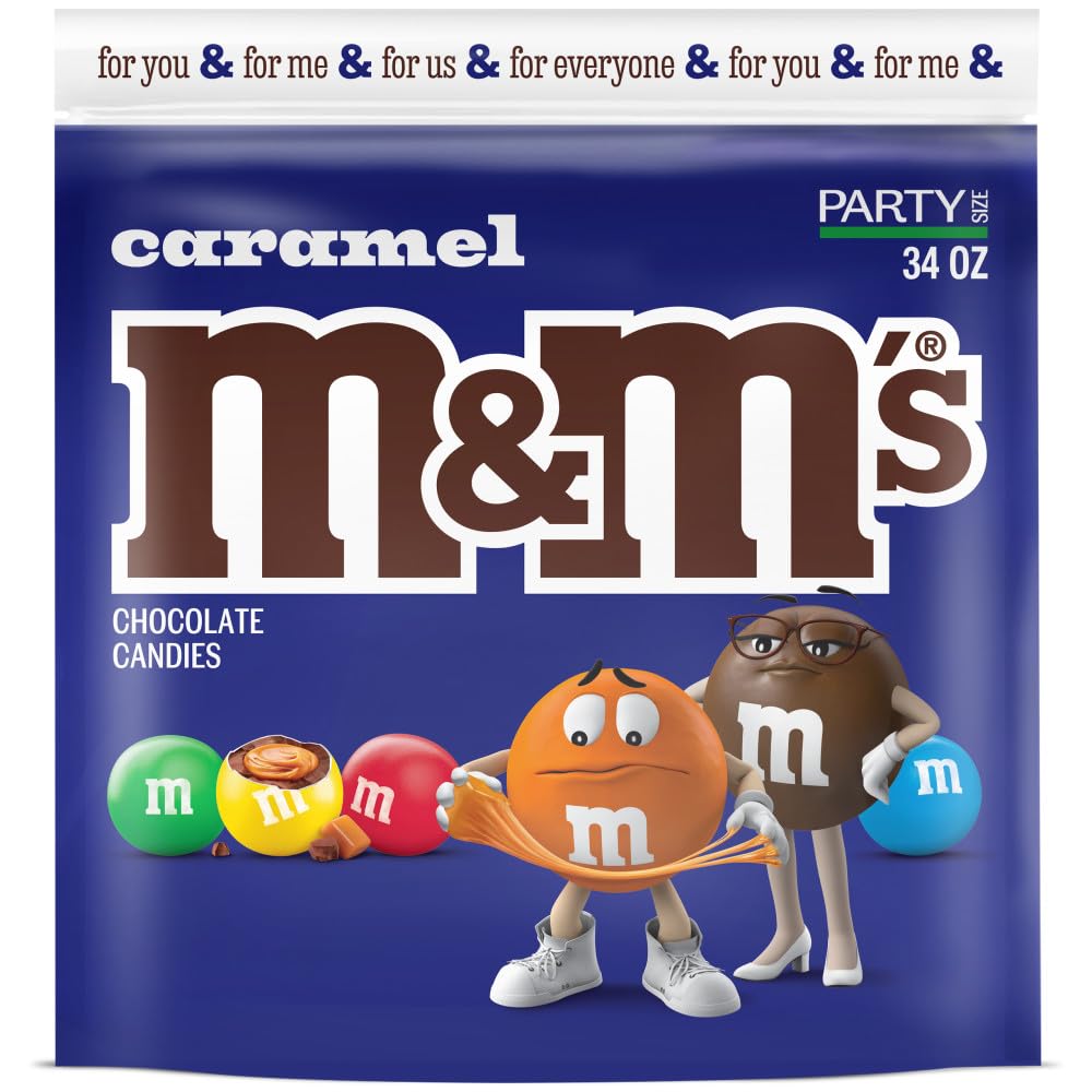 M&M'S Karamell Schokolade Candy Party Size 963,9g Beutel