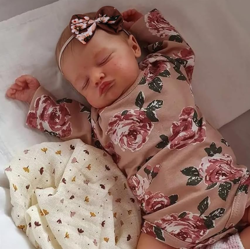 Kaydora Reborn Babypuppen Mädchen – 50 cm lebensechte Neugeborenen-Babypuppe mit realistischen Venen für Kinder ab 3 Jahren