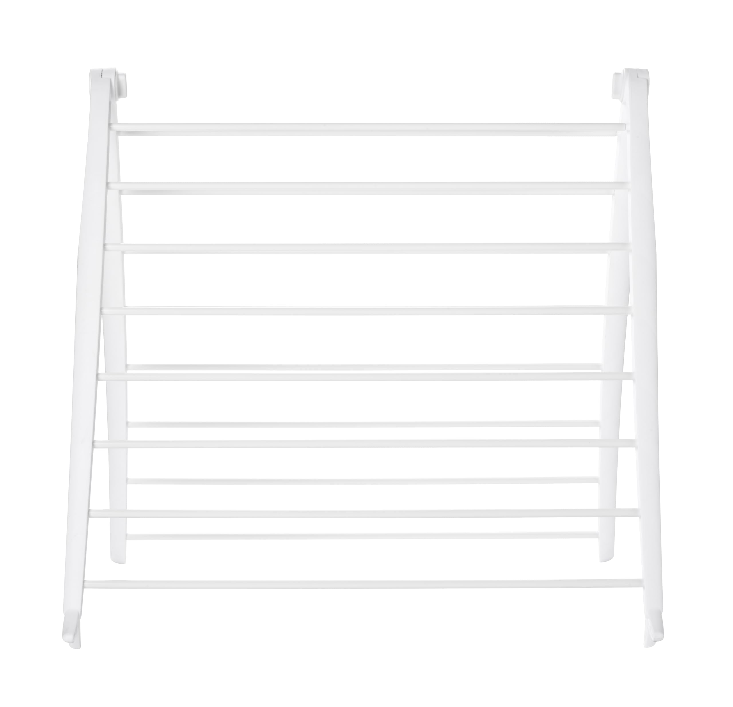 Whitmor Spacemaker Folding Drying Rack, Freestanding Indoor Clothes Dryer, Space Saving Compact Design, 6"L x 26"W x 51.5"H, White
