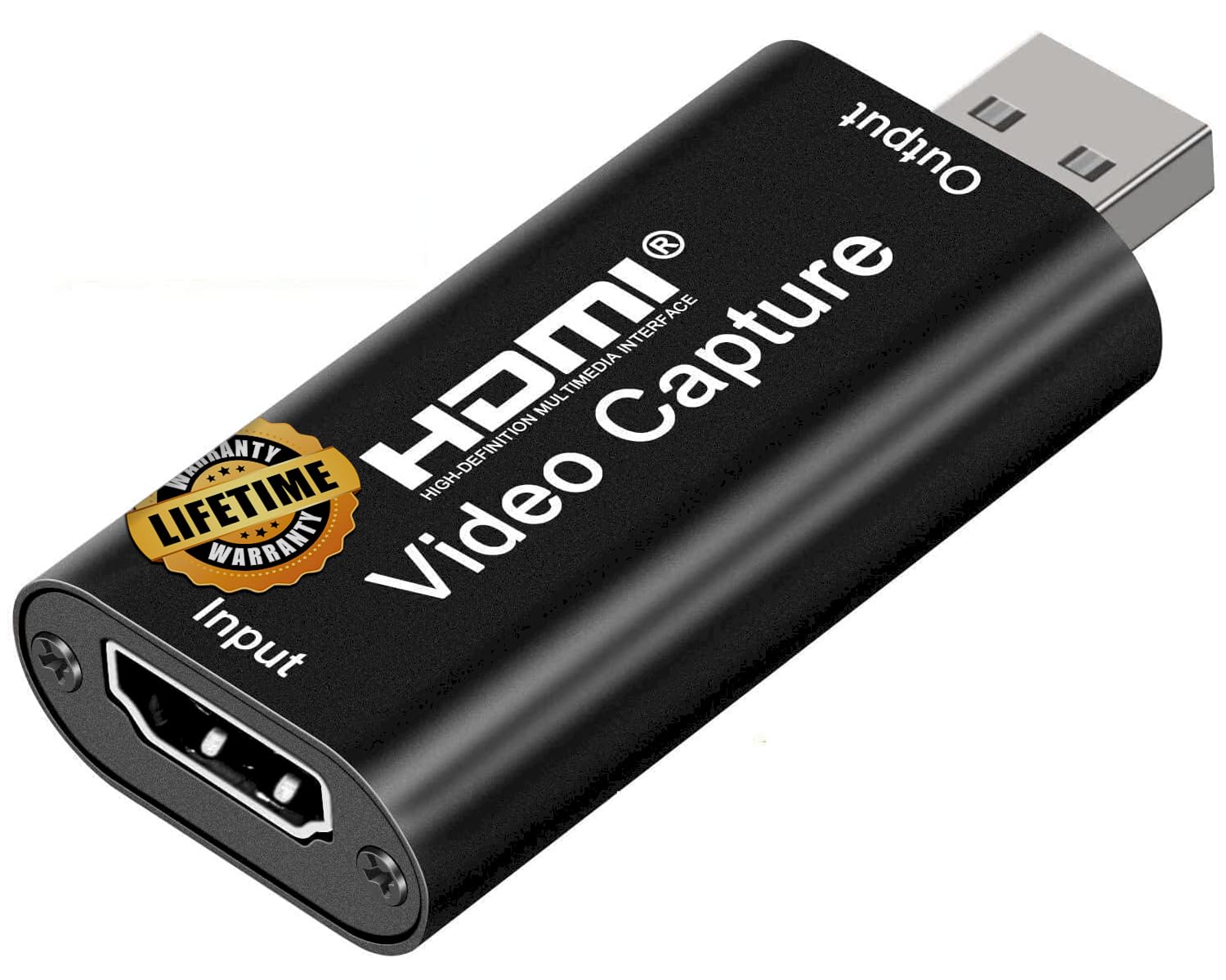Audio Express AXHDCAP 4K HDMI Video Capture Card, Cam Link Card Game Audio Adapter HDMI to USB 2.0 Record Capture Device for Streaming, Live Broadcasting, Video Conference, Teaching, Gaming