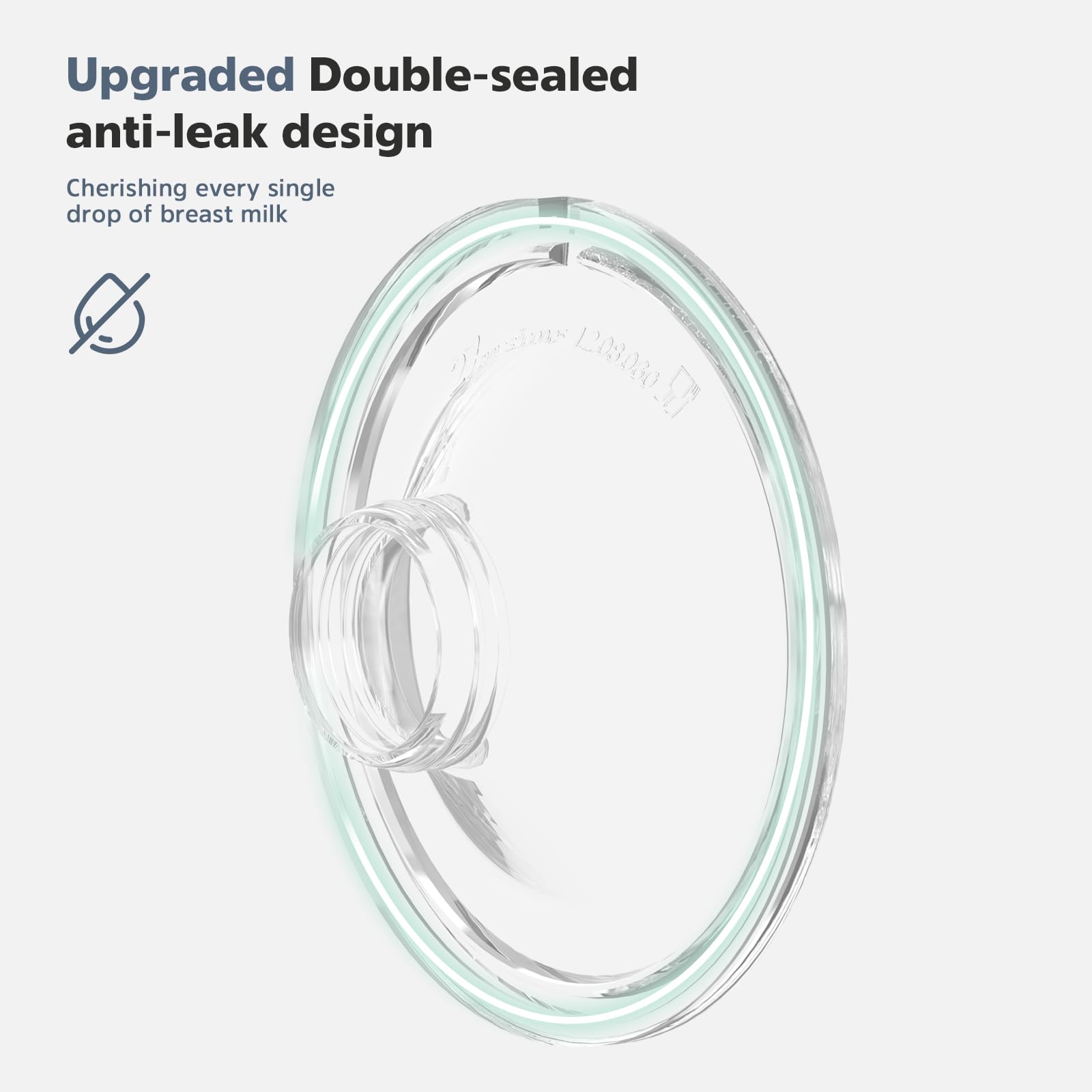 MomMed Wearable Breast Pump S21 - Leak-Proof Design, Hands-Free Double Portable Electric Breast Pump with 9 Levels - 24mm Shield