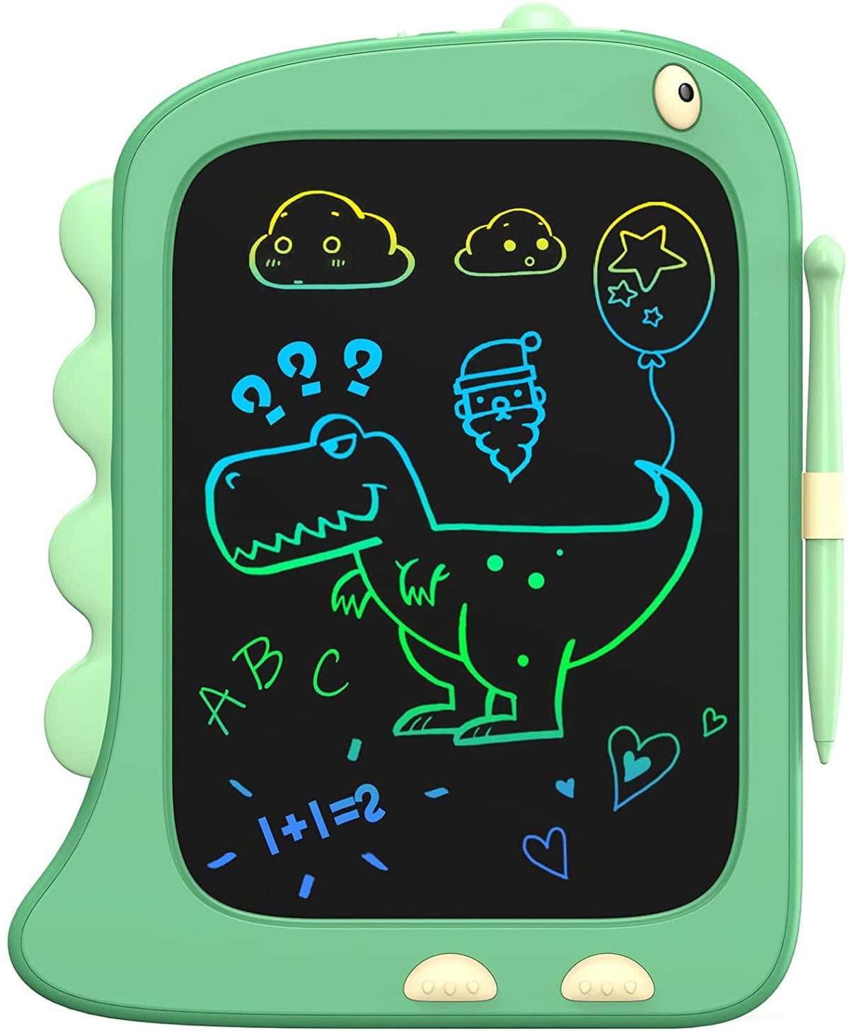 ORSEN 8,5 Zoll LCD Doodle Board Tablet Spielzeug - Grüner Dinosaurier Zeichenbrett für Kinder 2-6 Jahre - Weihnachts- und Geburtstagsgeschenke