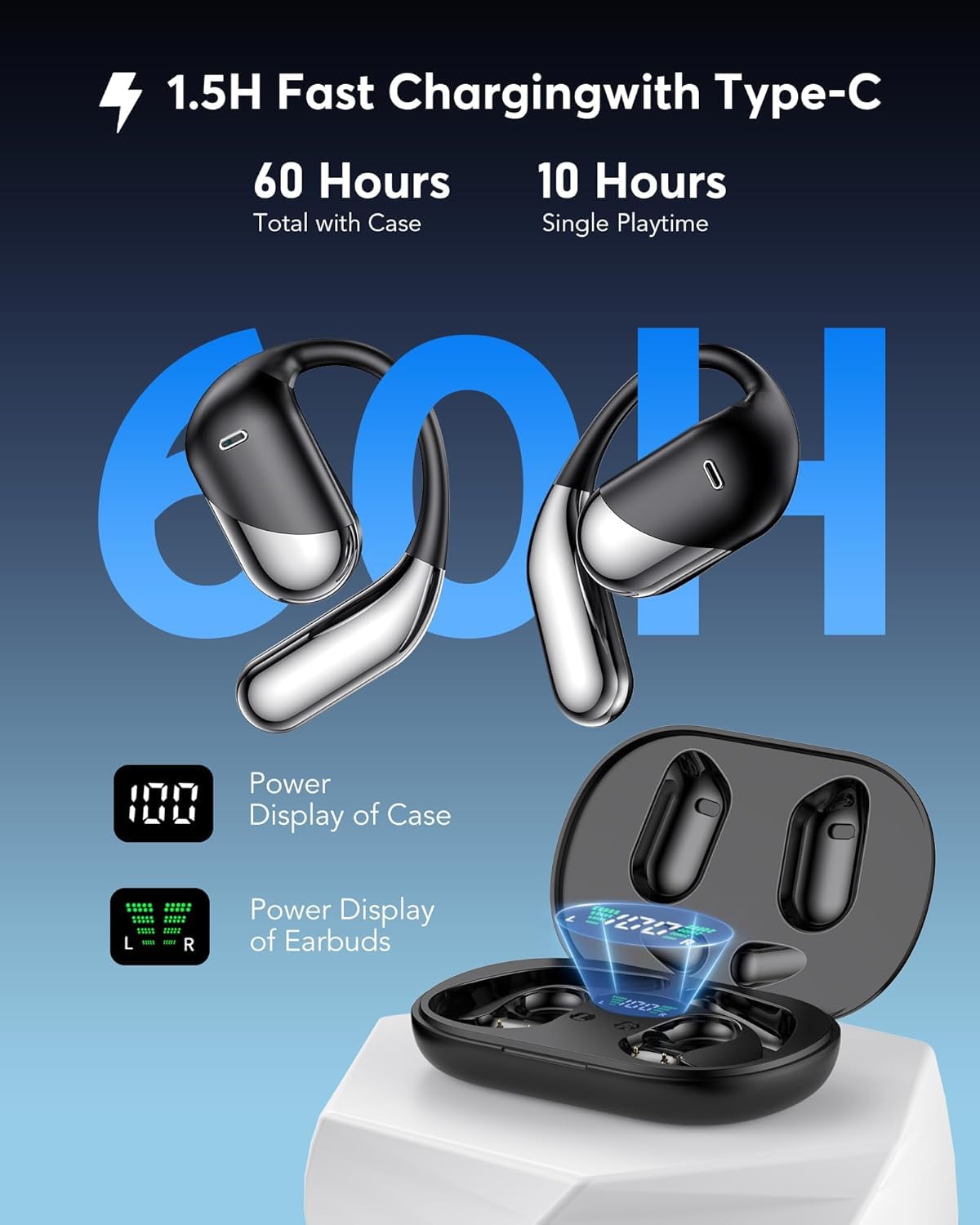 Paekole Translation Earbuds Real Time - AI 144 Language Translator Earbuds, Audifonos Traductores Inglés Español, 3-in-1 Translating Device, Translate Ear Buds for Travel Learning with Charging Case